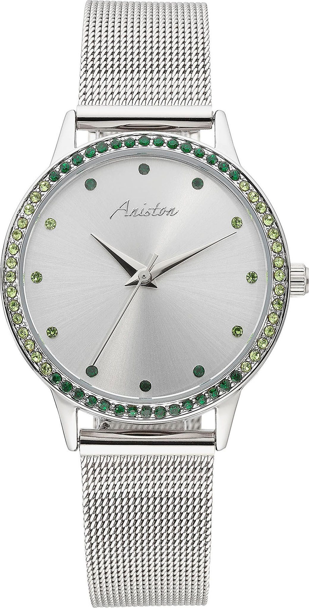 Aniston JEWELRY & WATCHES Kwartshorloge Horloge, dameshorloge, ideaal ook als cadeau, nieuwe collectie (set, 3-delig, Met 2 wisselbandjes)