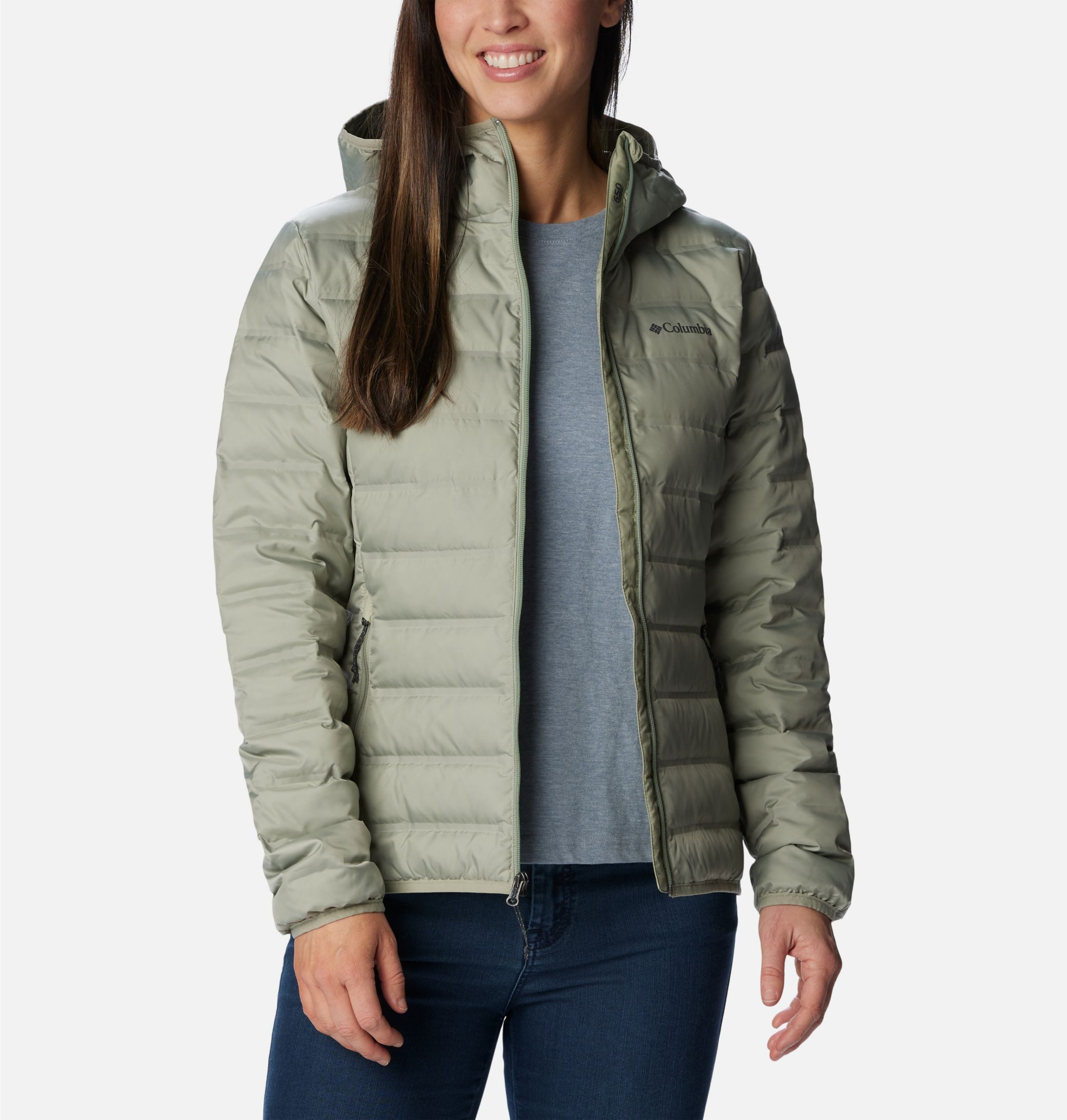 Columbia Donsjack LAKE 22 II DOWN HOODED JACKET Tussenjas die waterafstotend is