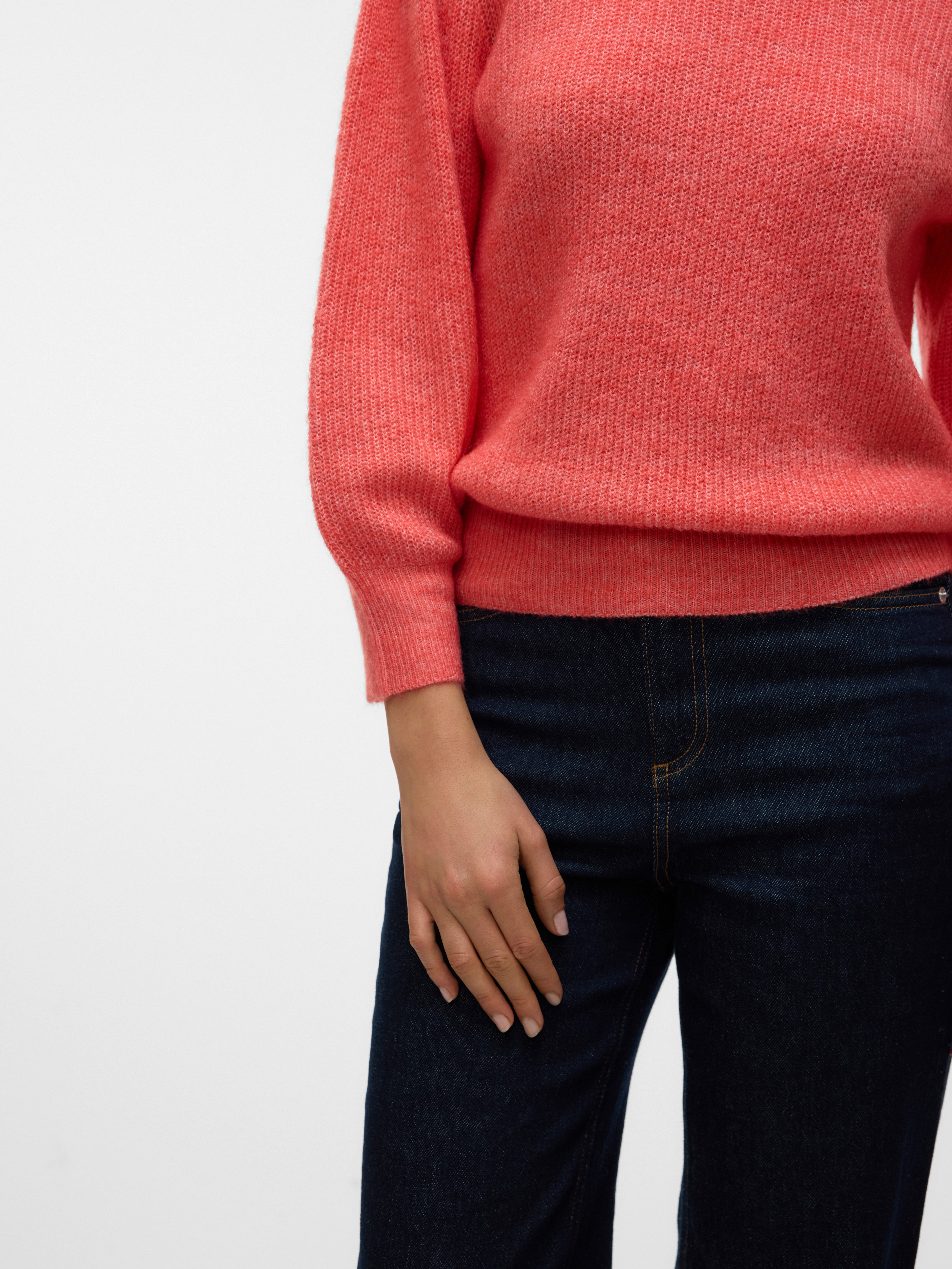 Vero Moda Trui met ronde hals VMVIGGA 3 4 RIB PULLOVER GA BOO REP
