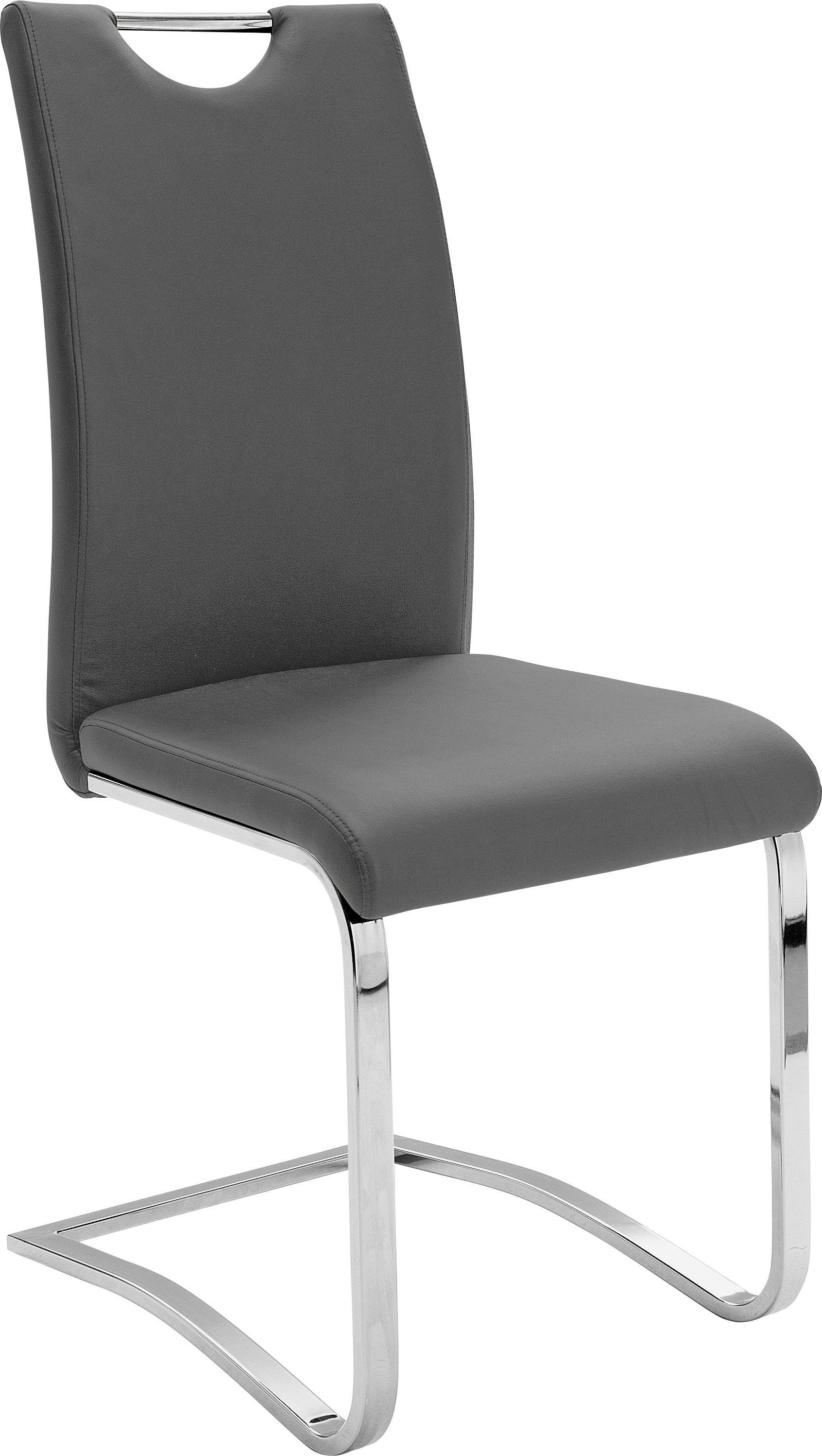 MCA furniture Vrijdragende stoel Keulen Overtrokken met kunstleer, comfortzithoogte, stoel belastbaar tot 120 kg (set, 4 stuks)