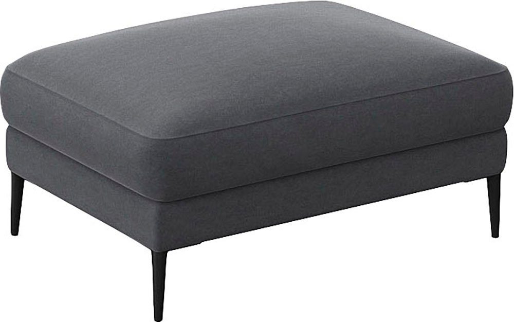 FLEXLUX Poef Belle gestoffeerde hocker, zithocker Scandinavisch design, in een sublieme verwerking