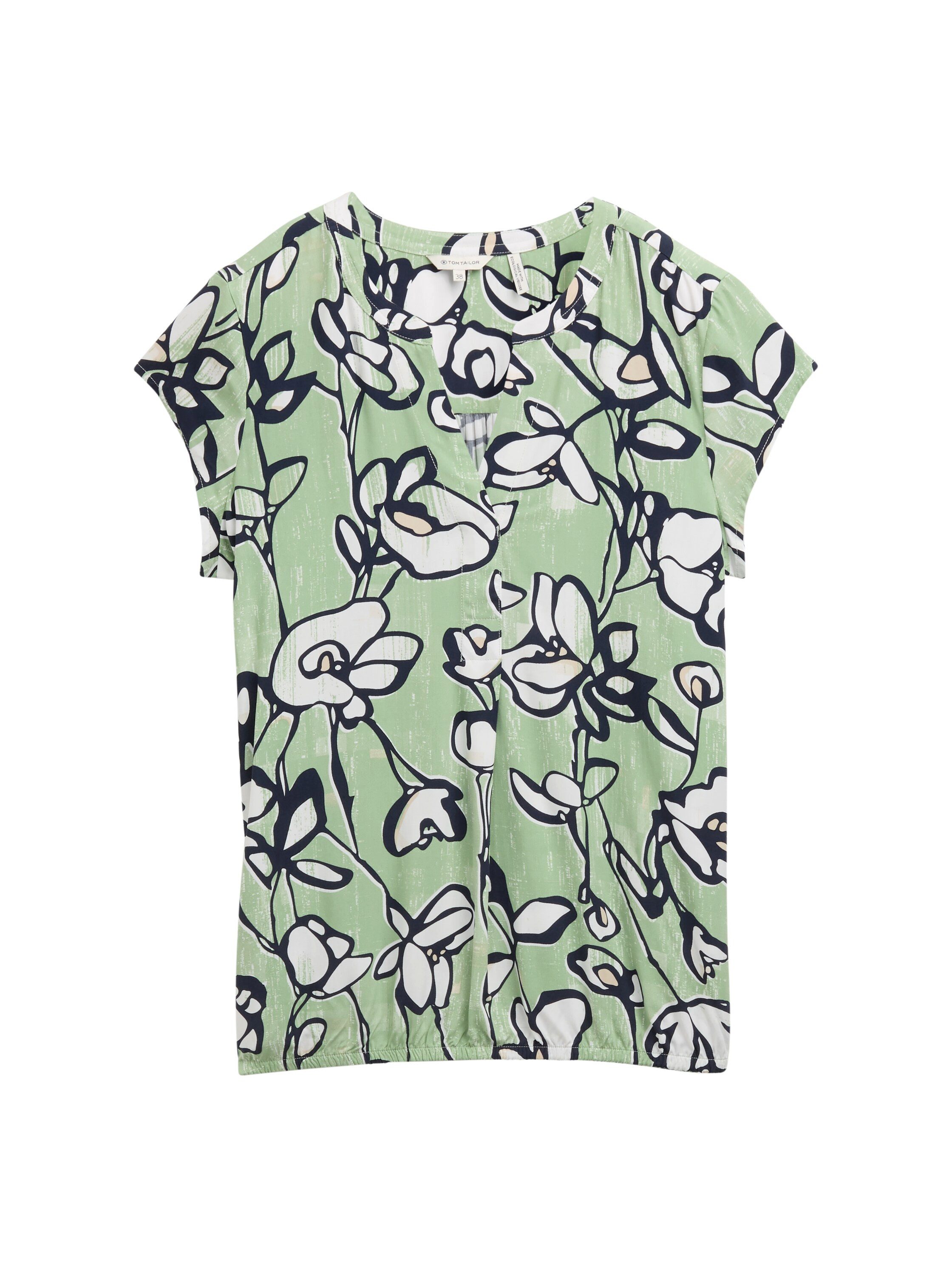 Tom Tailor Blouse met korte mouwen met grafisch patroon