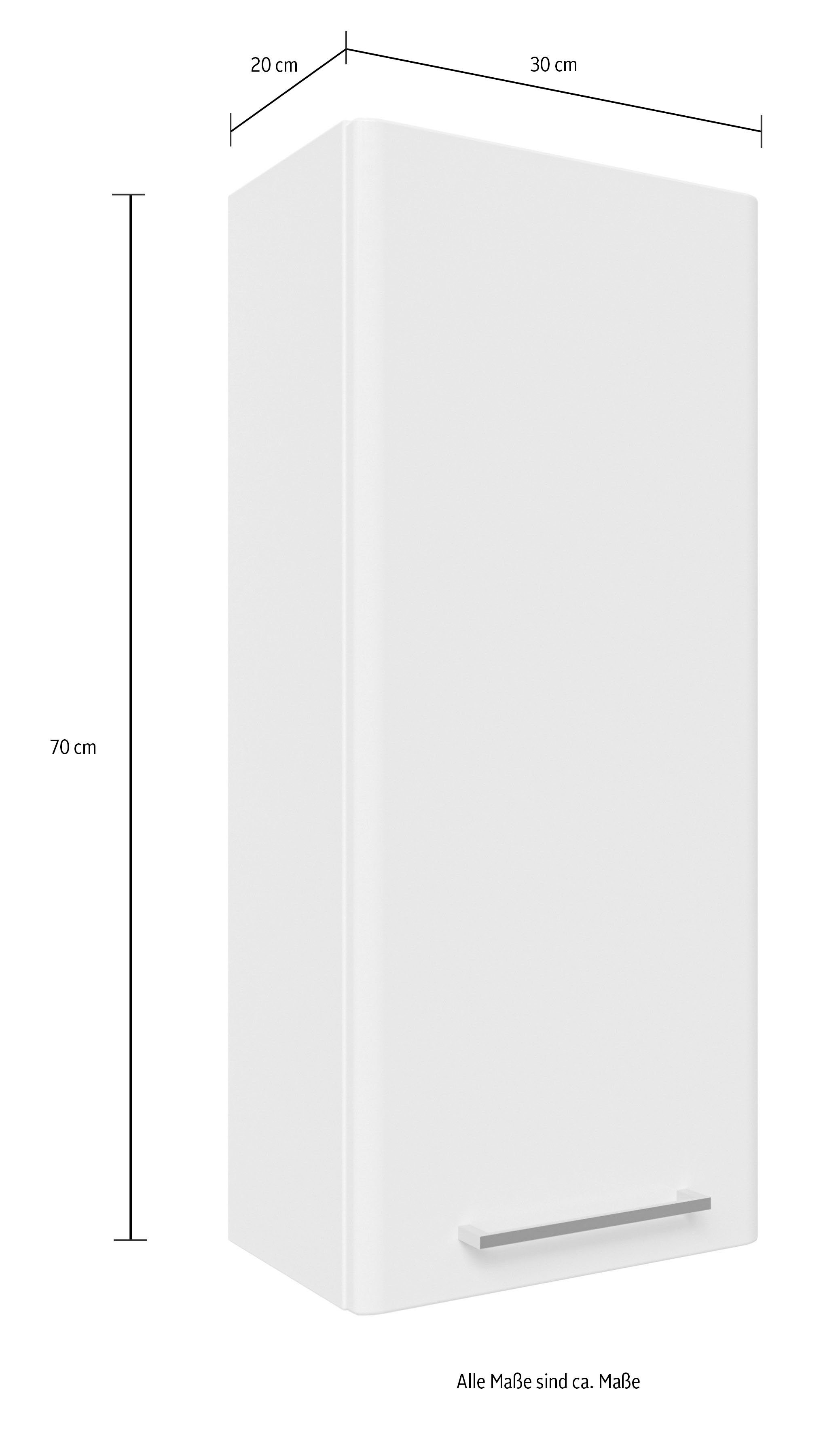 Saphir Badkamerserie Quickset 316 4-delig, keramieken wastafel met led-spiegelkast met onderkast, hangend kastje, 5 deuren, 1 klep, inclusief deurdemper (5-delig)