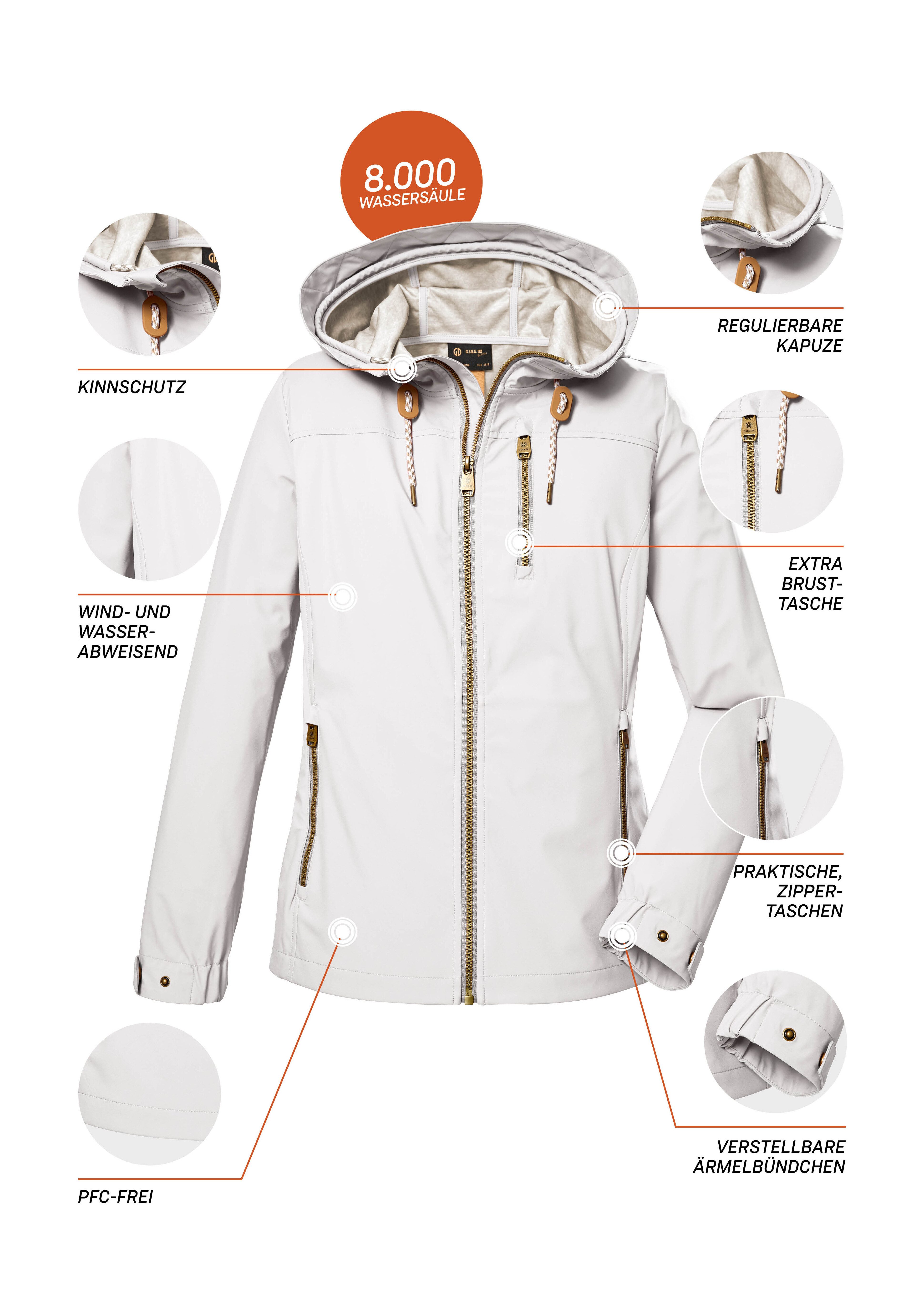 G.I.G.A. DX by killtec Softshell-jack GS 24 WMN SFTSHLL JCKT
