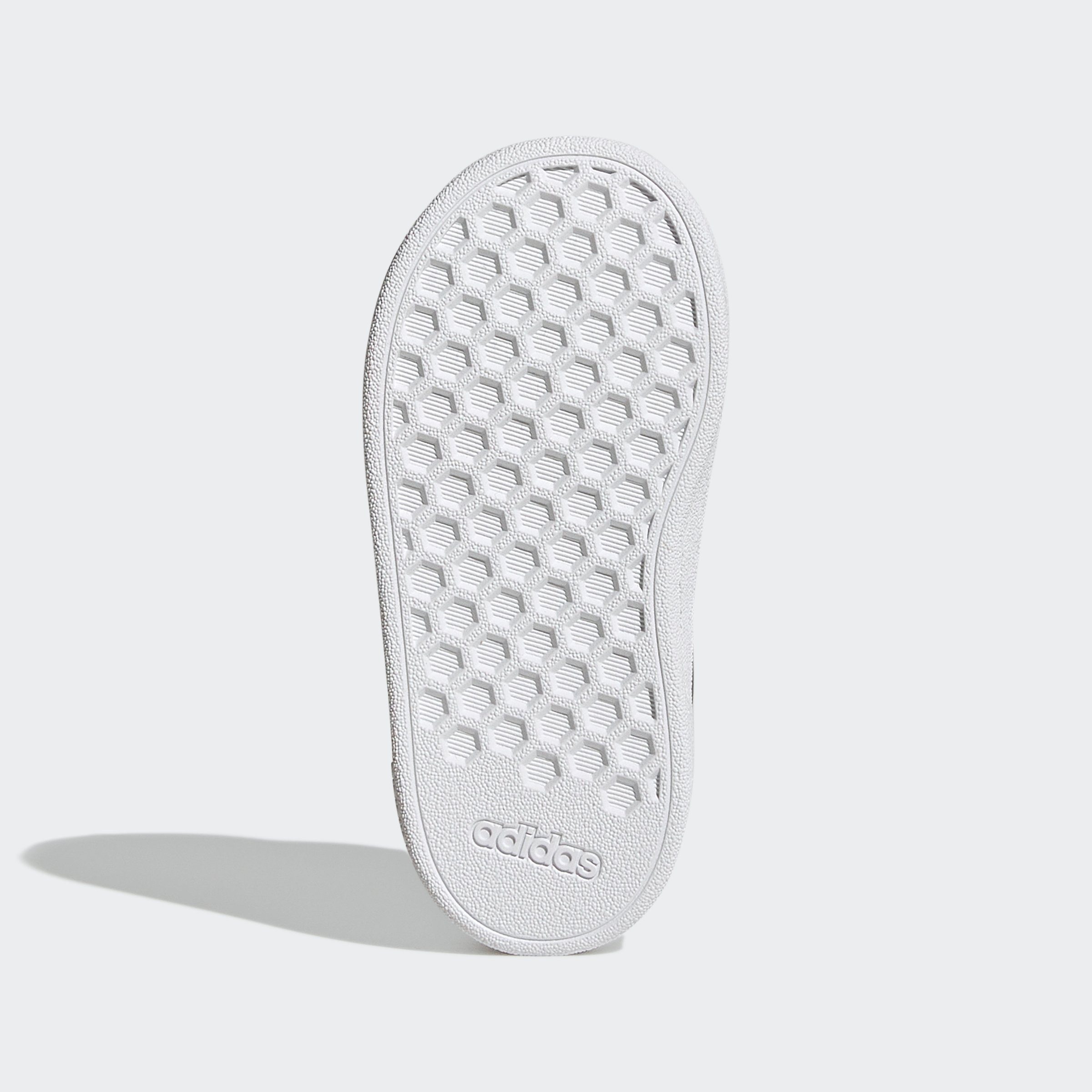 adidas Sportswear Sneakers GRAND COURT LIFESTYLE HOOK AND LOOP voor kinderen, ontwerp geïnspireerd door de adidas superstar