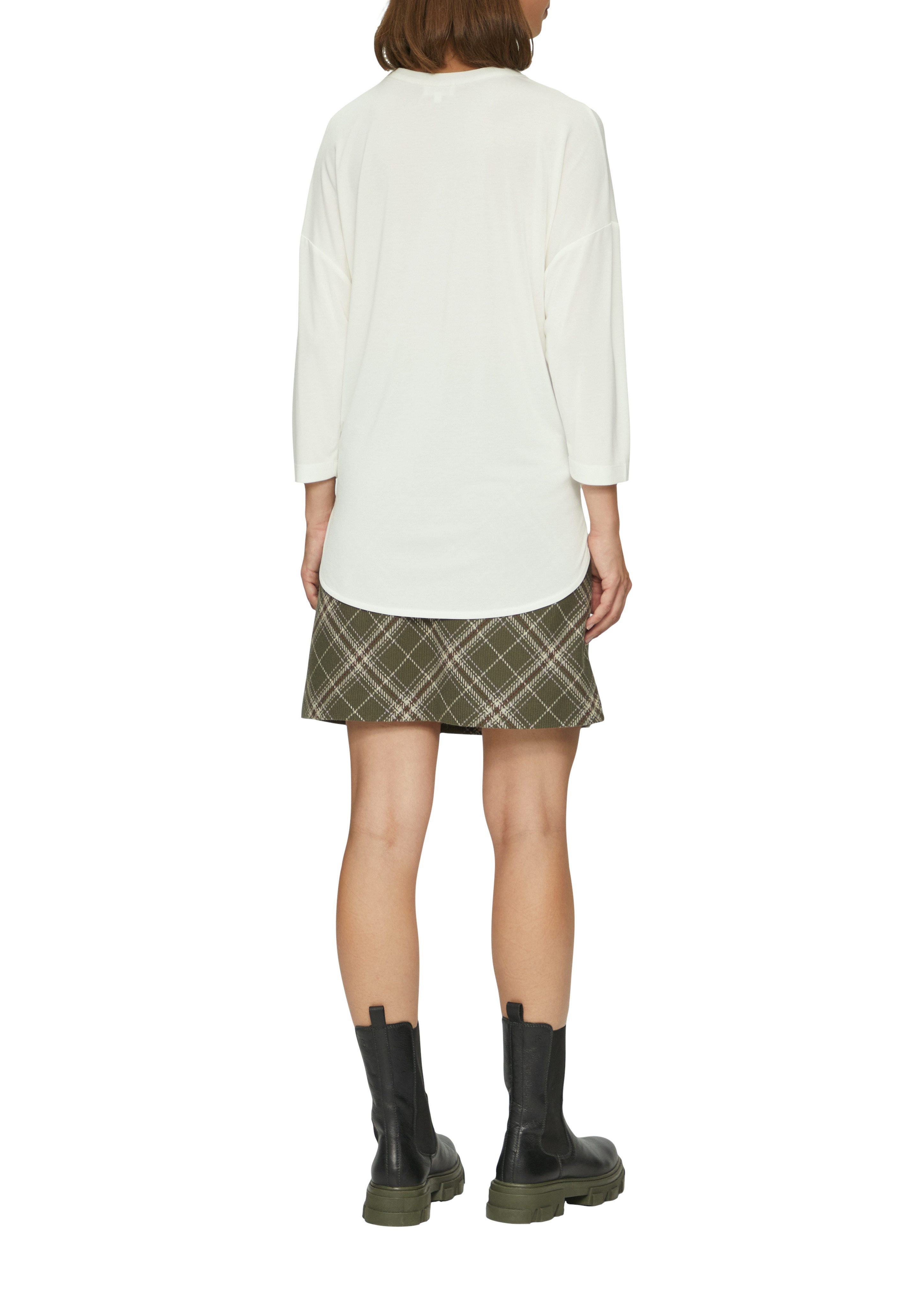s.Oliver Shirt met 3/4 mouwen met v-hals