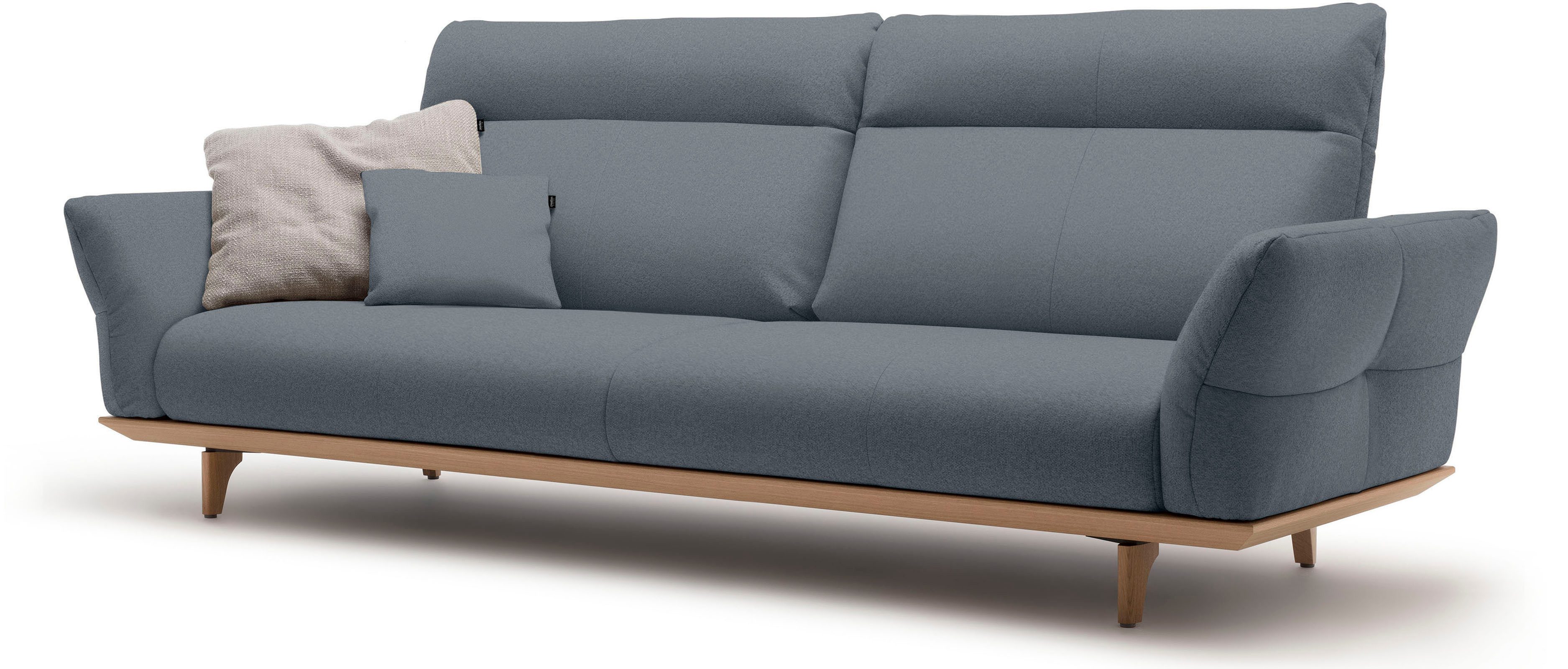 Creation BY ROLF BENZ 4-zitsbank Hs.460 Onderstel in eiken, poten in natuurlijk eiken, breedte 248 cm