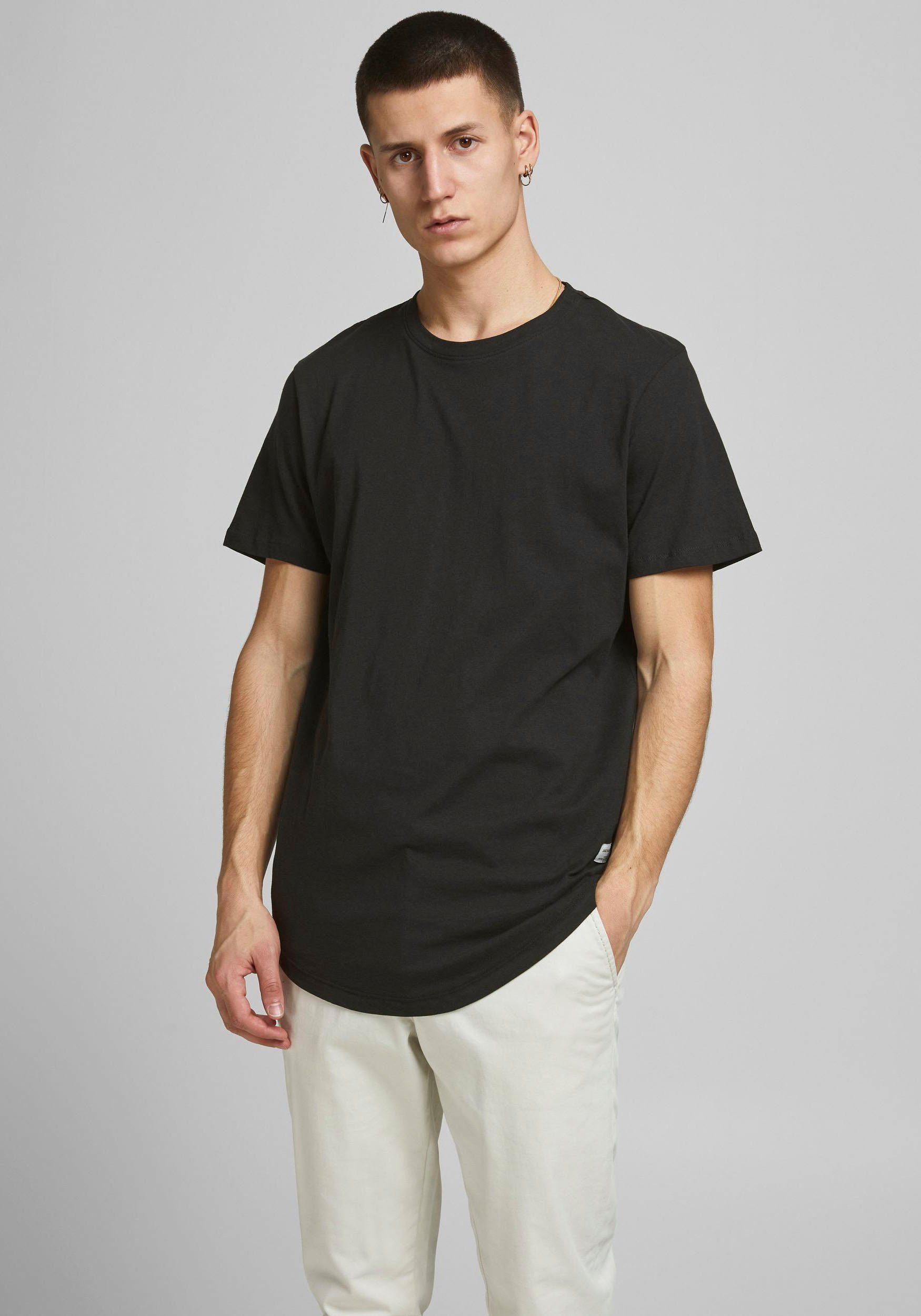 Jack & Jones Shirt met ronde hals JJENOA TEE SS CREW NECK 3PK MP NOOS (3-delig, Set van 3)
