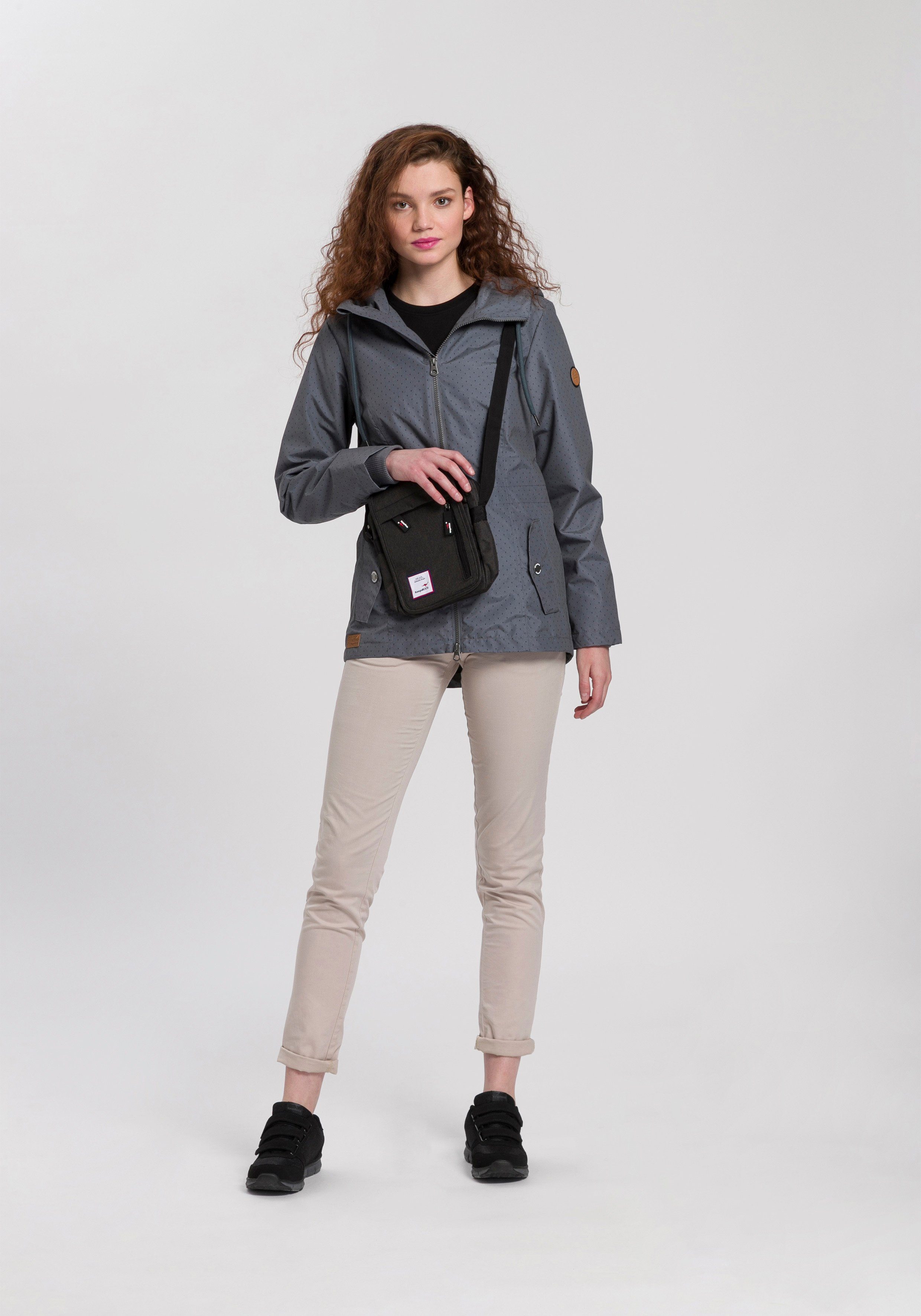 KangaROOS Chino in smal model, met koord te strikken (set, 2-delig, Met riem)