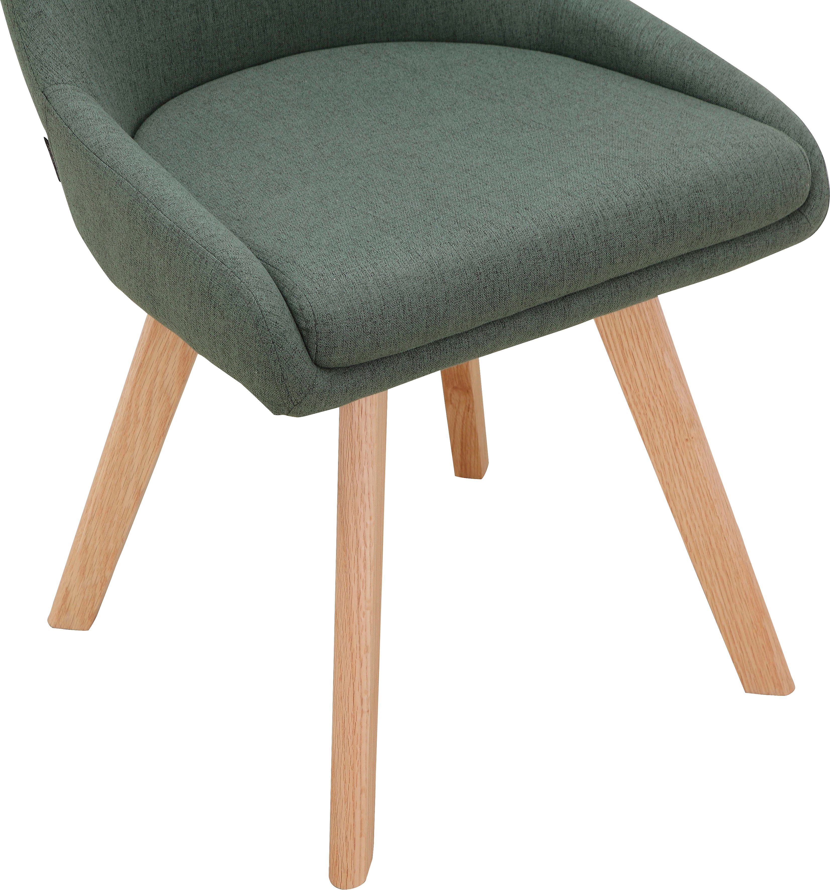 INOSIGN Eetkamerstoel Dilla, TOPSELLER! in sets van 1 en 2, bekleding van geweven stof, zithoogte 48 cm, keukenstoel