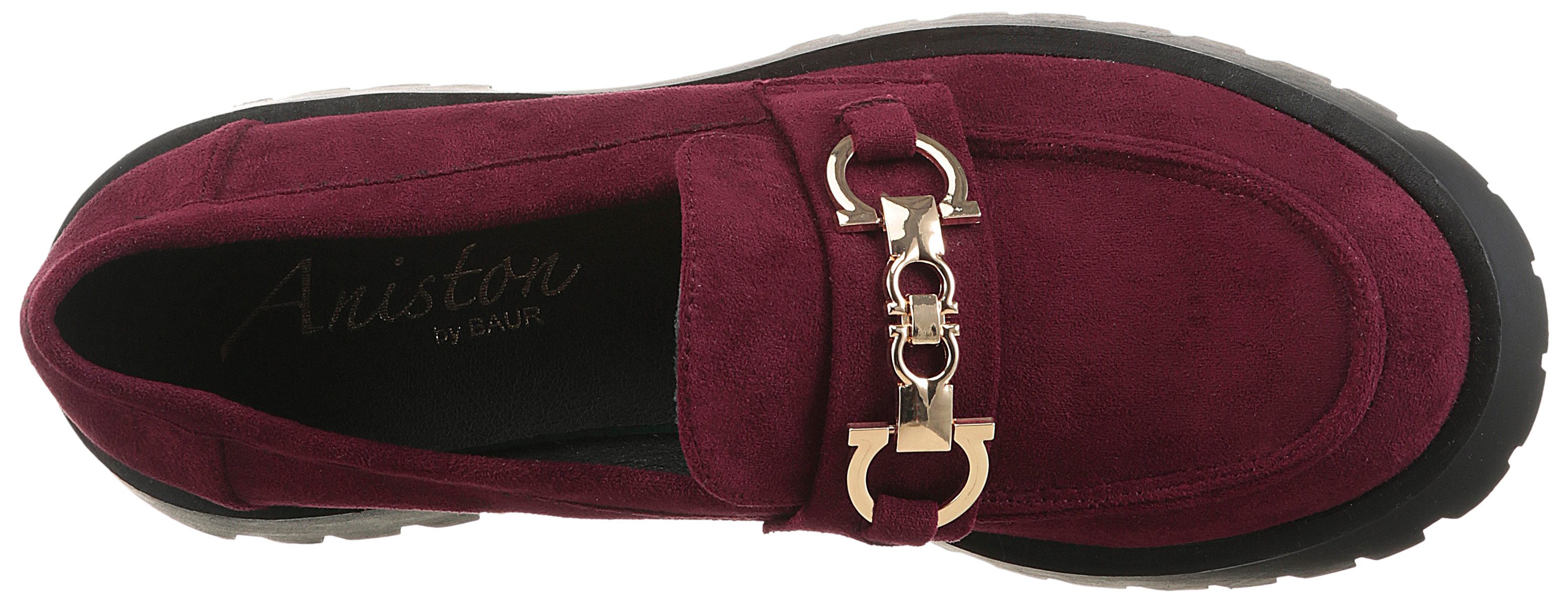Aniston SHOES Loafers slippers, lage schoen met comfortabele breedte g (=breed) - nieuwe collectie