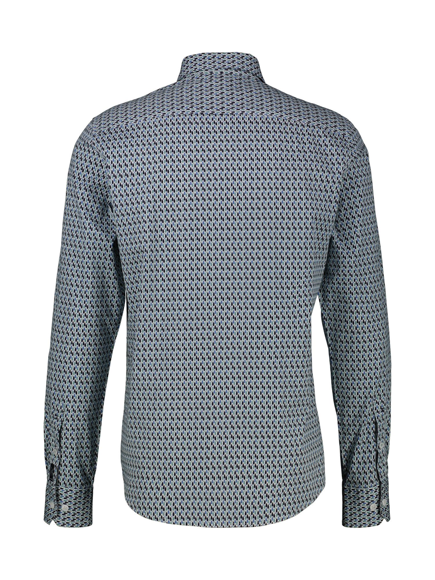 Lerros Overhemd met lange mouwen LERROS poplin overhemd met stretch