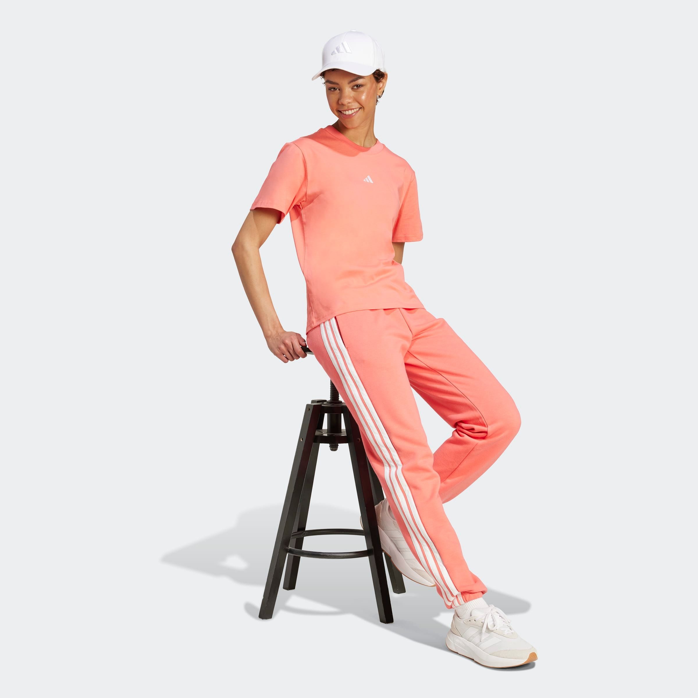 adidas Sportswear Sportbroek W 3S FT CF PT van zacht french terry materiaal (1-delig)
