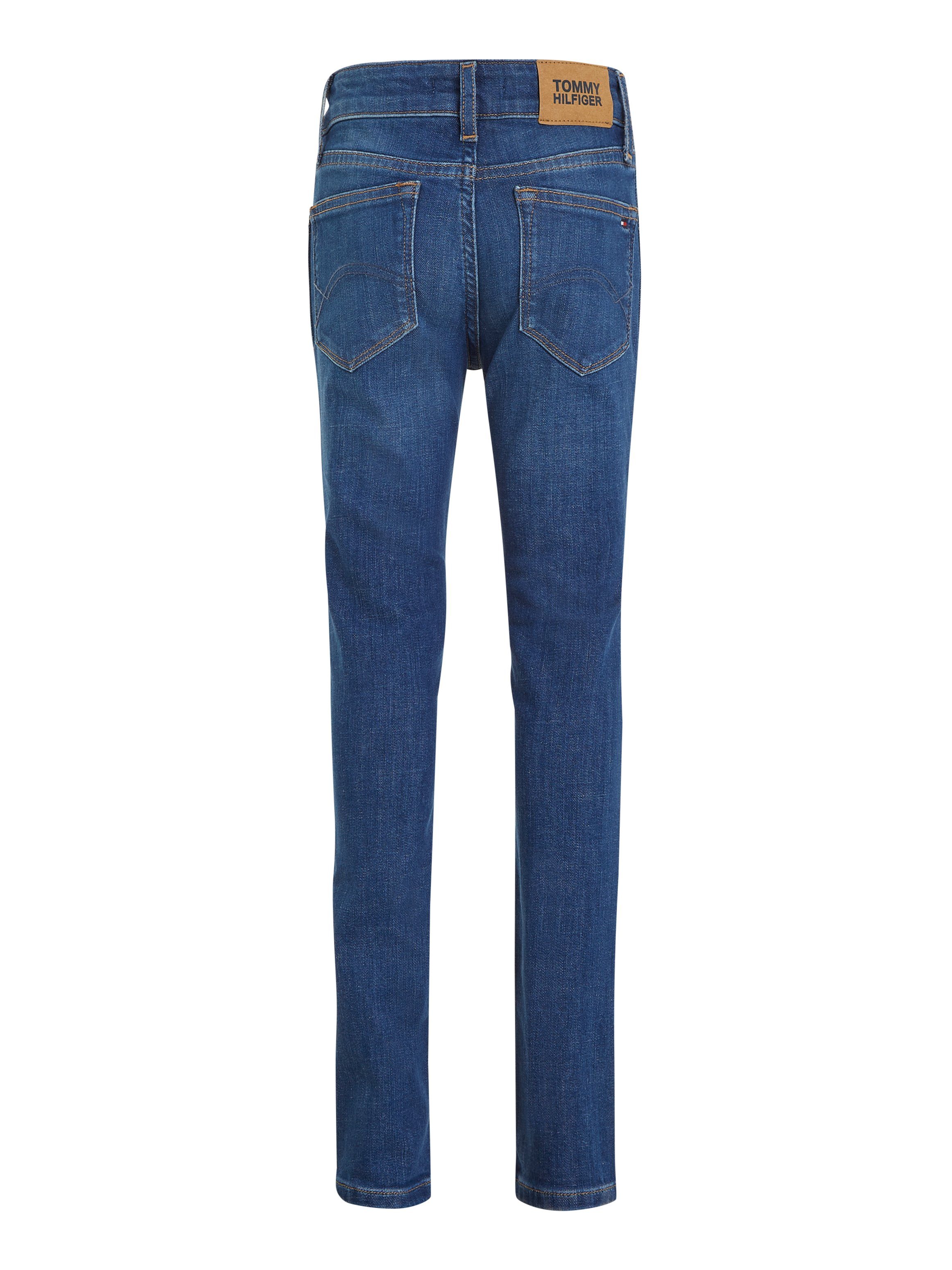 Tommy Hilfiger Slim fit jeans NORA DARK WASH in blauwe wassing
