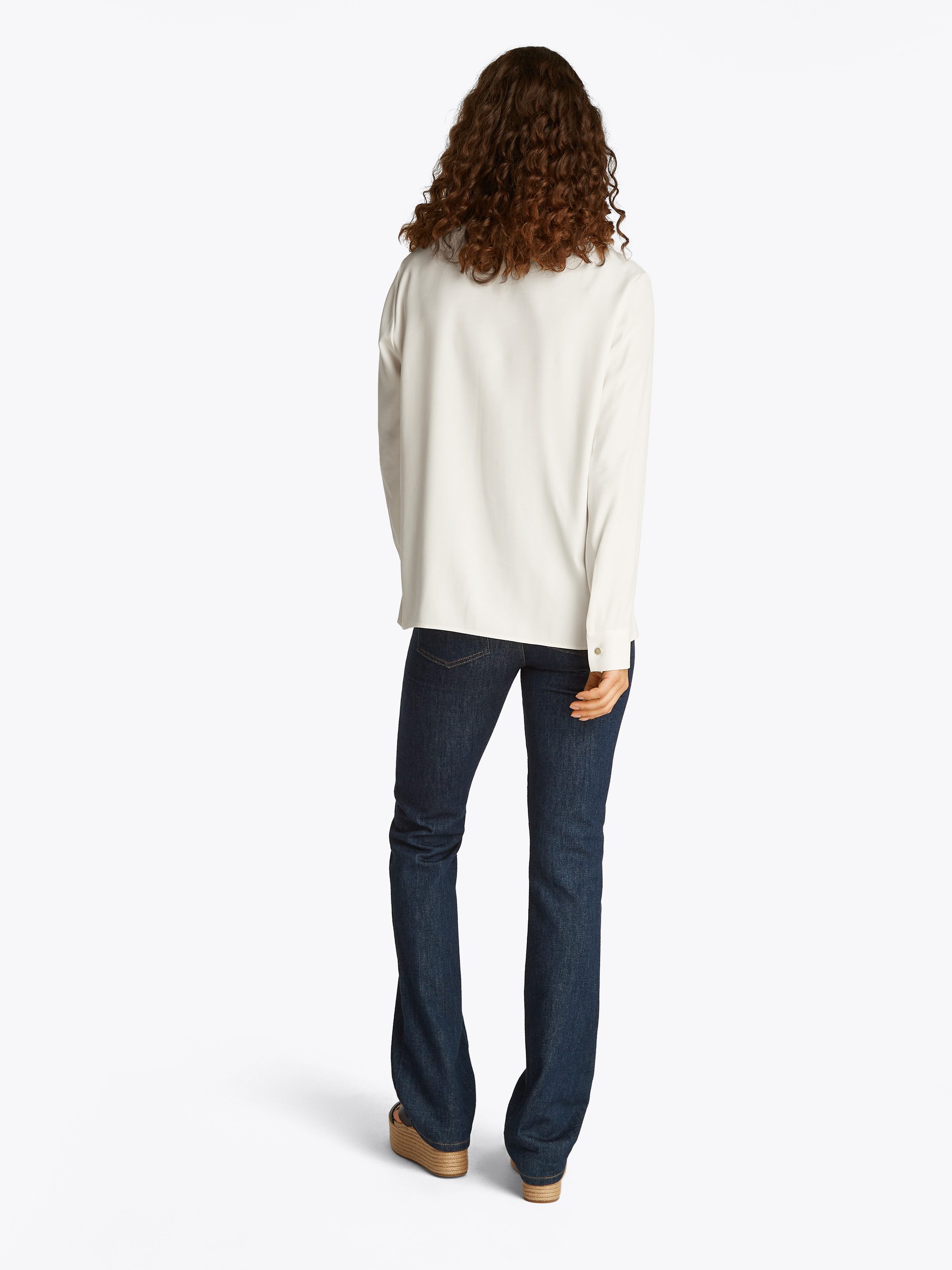 Tommy Hilfiger Overhemdblouse SOFT VISCOSE REGULAR LS SHIRT