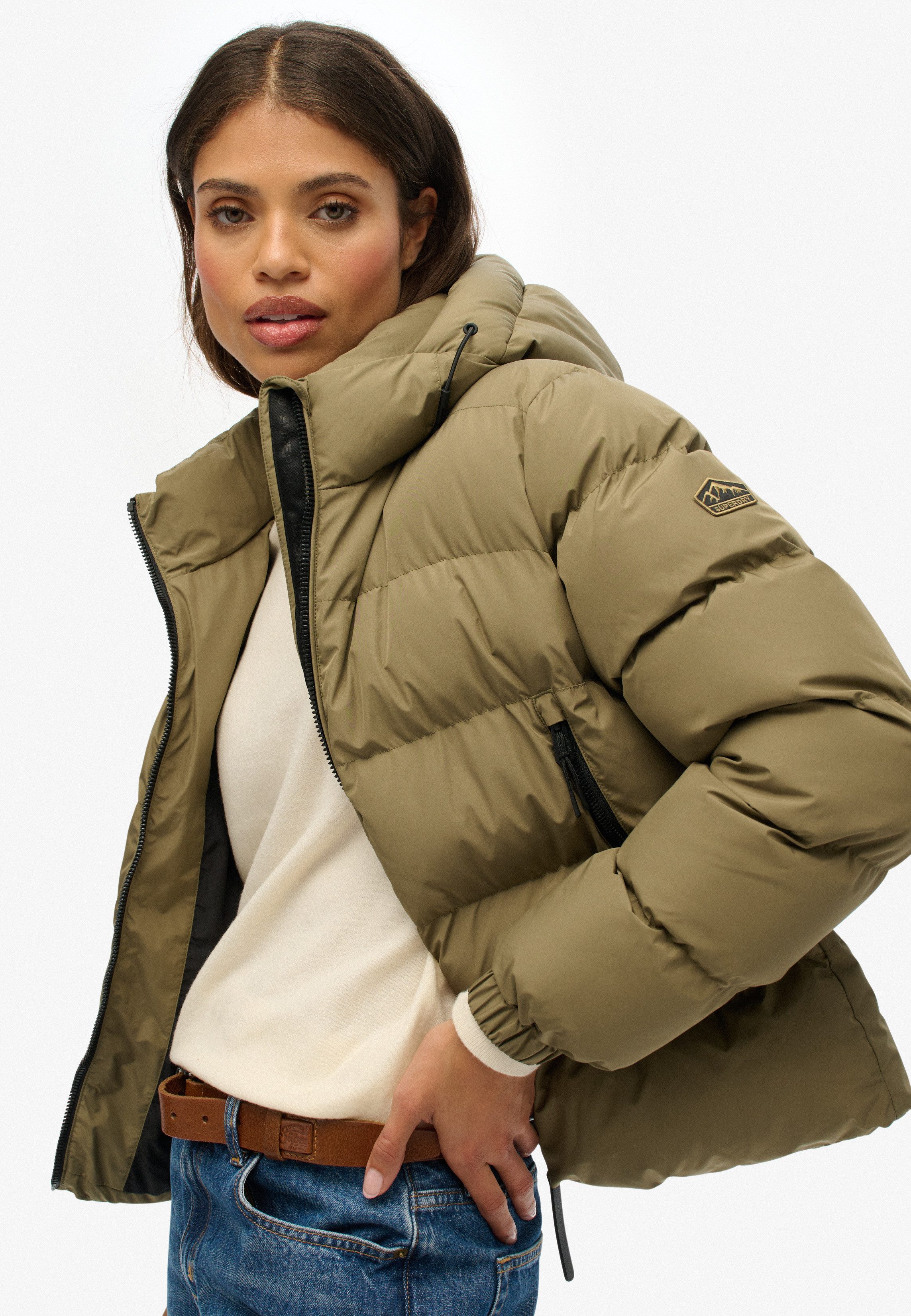 Superdry Gewatteerde jas HOODED SPORTS PUFFER JACKET