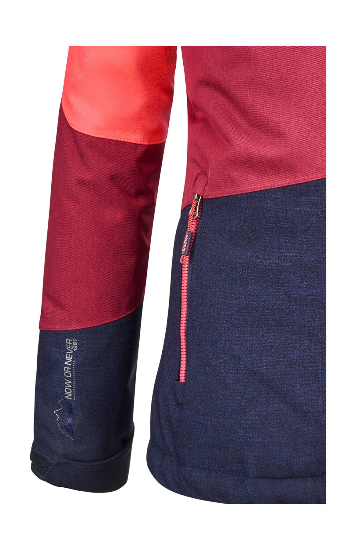 Killtec Outdoorjack Lynge GRLS JCKT B Waterdichte winterjas met capuchon, fleece, verstelbare mouwen