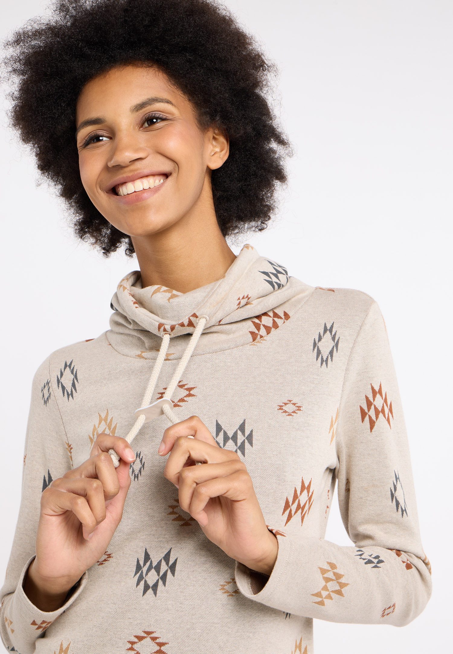 Ragwear Mini-jurk CHLOENETTE met all-over jacquardmotief