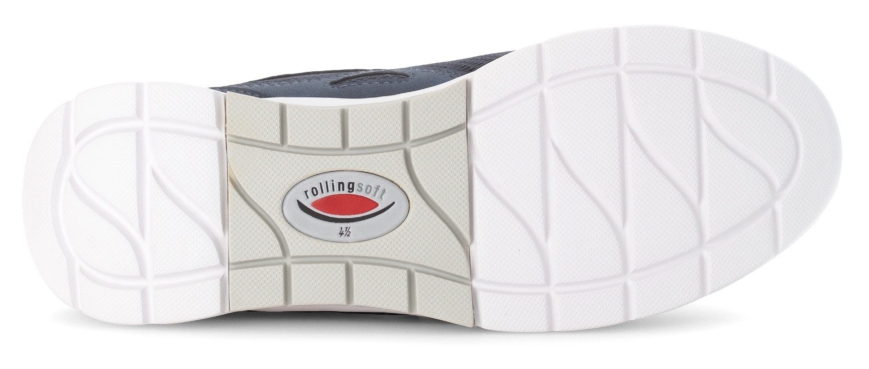 Gabor Rollingsoft Sneakers met sleehak , vrijetijdsschoen, lage schoen, veterschoen met verwisselbaar voetbed