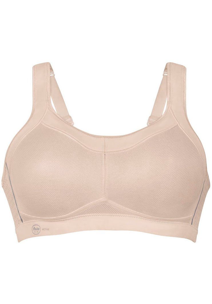 Anita Active Sport-bh Momentum Ademend, licht glanzend, comfortabele schouderbanden gepolsterd
