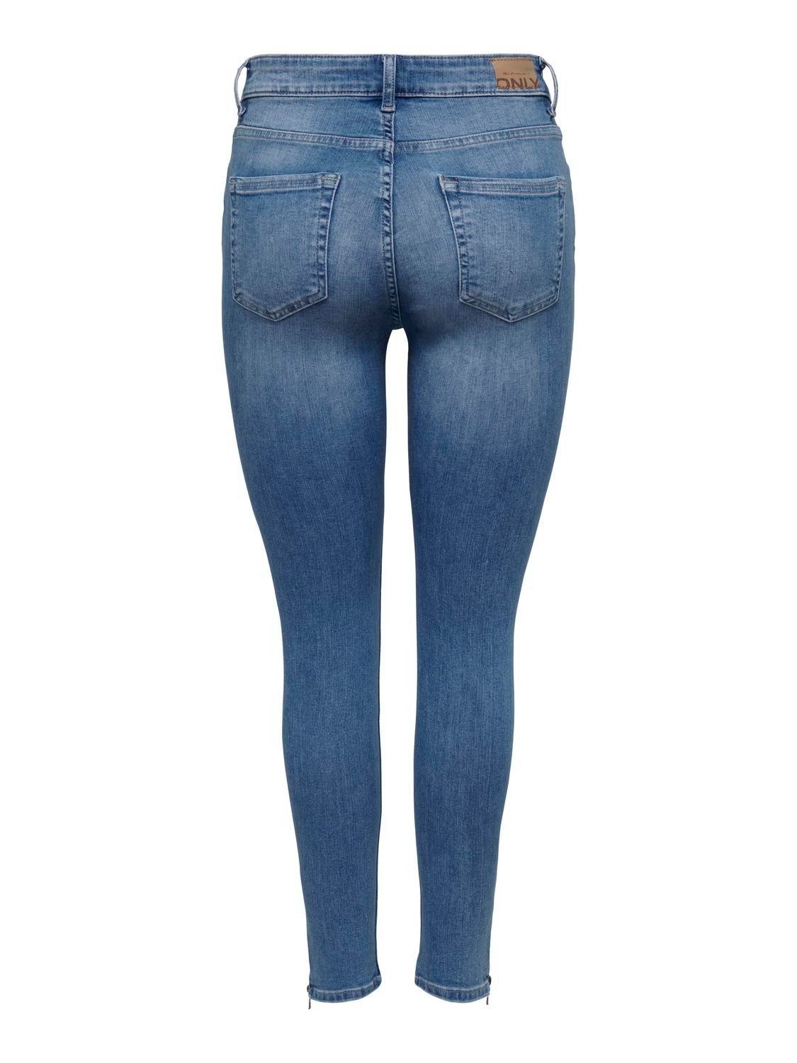 Only Skinny fit jeans ONLBLUSH MID SKINNY ANKLE ZIP DNM BOX
