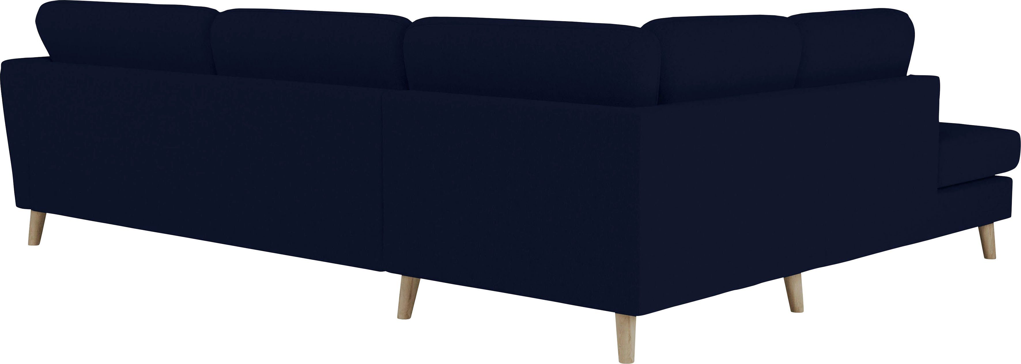 Home affaire Hoekbank MARSEILLE 278/202 cm, L-vorm, ottoman rechts/links, verschillende bekledingen