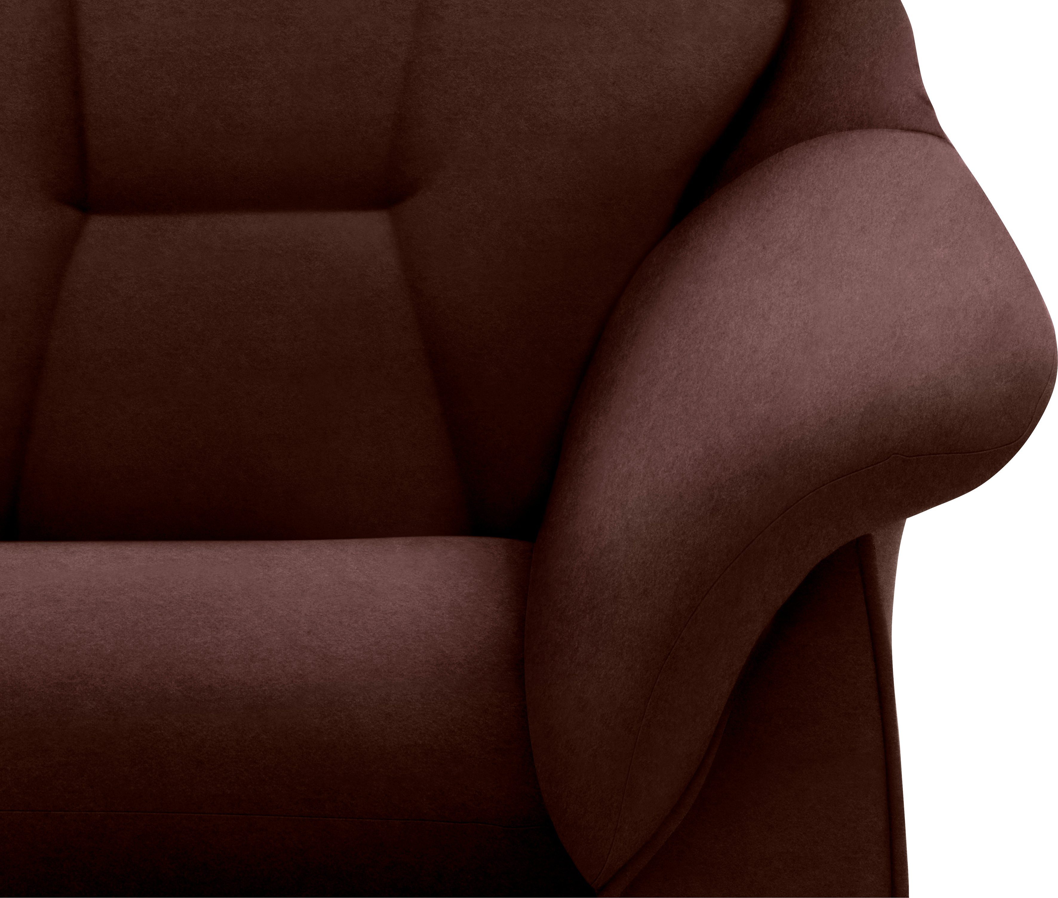 DOMO collection Fauteuil Faenza voor kleine ruimtes, tijdloos en elegant, compacte afmetingen