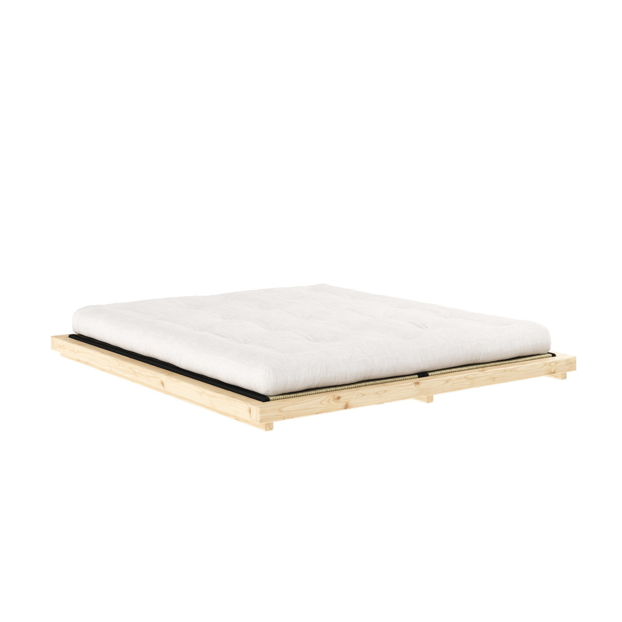 Karup Bedframe DOCK BED, futonbed, massief houten bed, bed zonder matras Bed met lattenbodem, van FSC® gecertificeerd grenen, meerdere maten