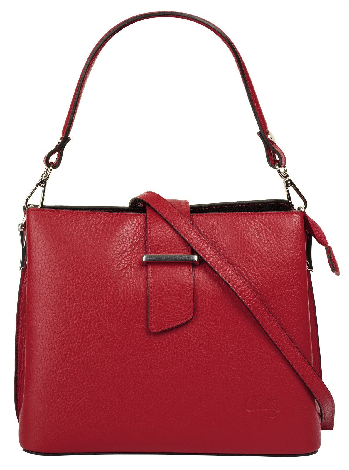 Cluty Tas echt leer, made in italy
