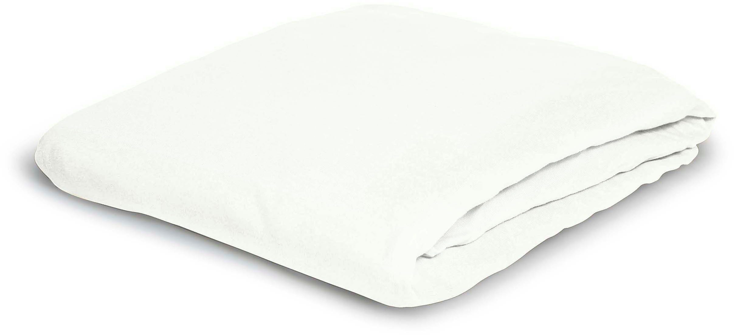 BIERBAUM Hoeslaken Biber, knuffelig warm in de winter 100% katoen, onderhoudsvriendelijk, voor matrassen tot 20 cm hoogte (1 stuk)
