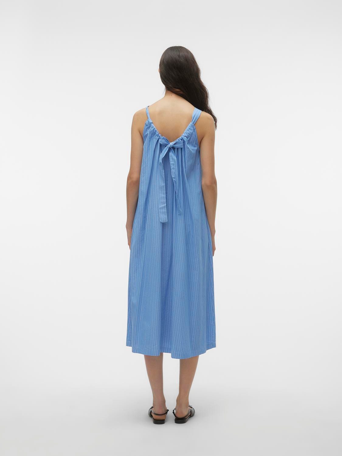 Vero Moda Midi-jurk VMGILI DETAILED SINGLET DRESS WVN GA