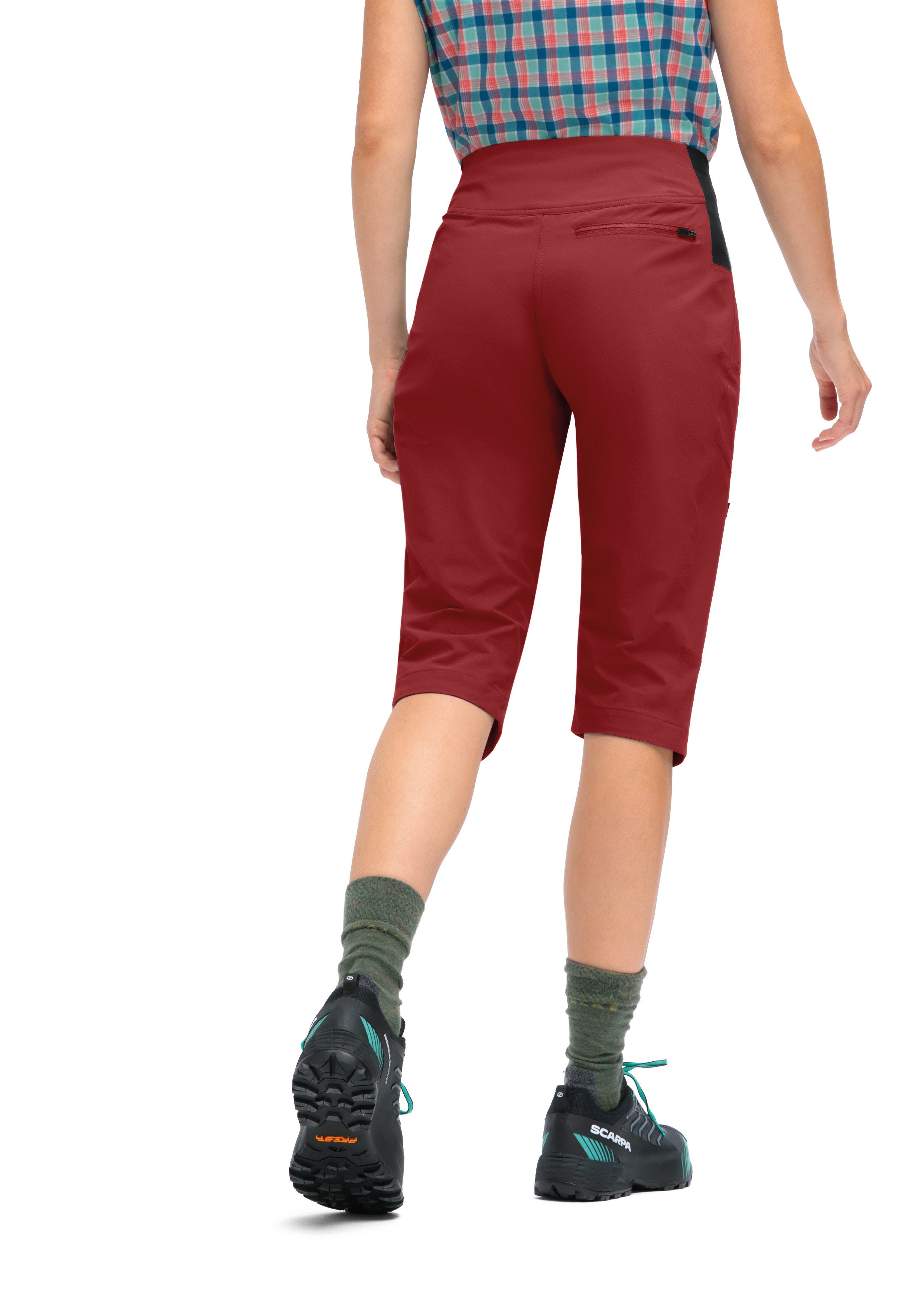 Maier Sports Outdoorbroek Inara slim Capri Vario Dames wandelbroek, elastische functionele broek met 4 zakken, slim fit