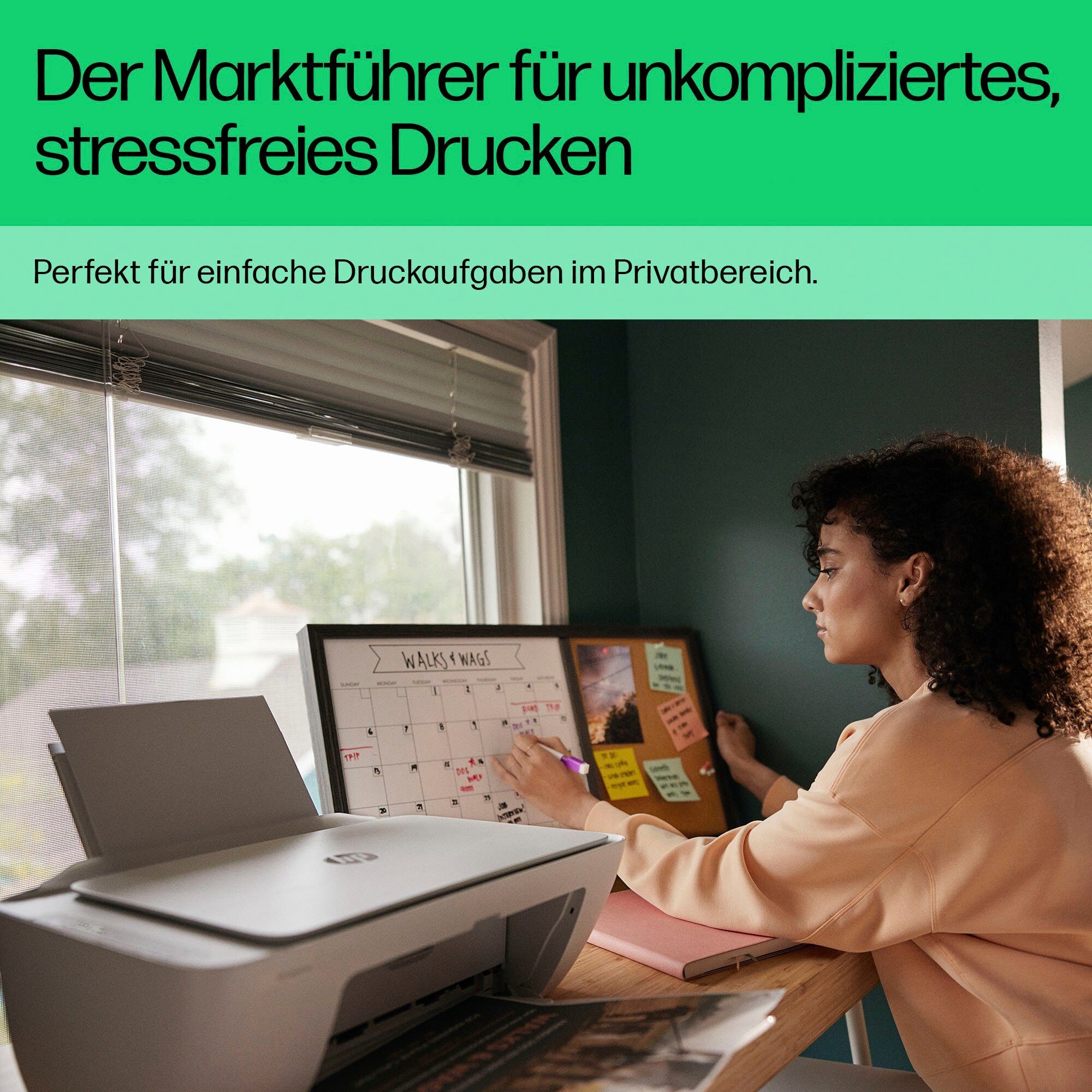 HP All-in-oneprinter DeskJet 2820e inclusief 3 maanden gratis printen met hp instant ink