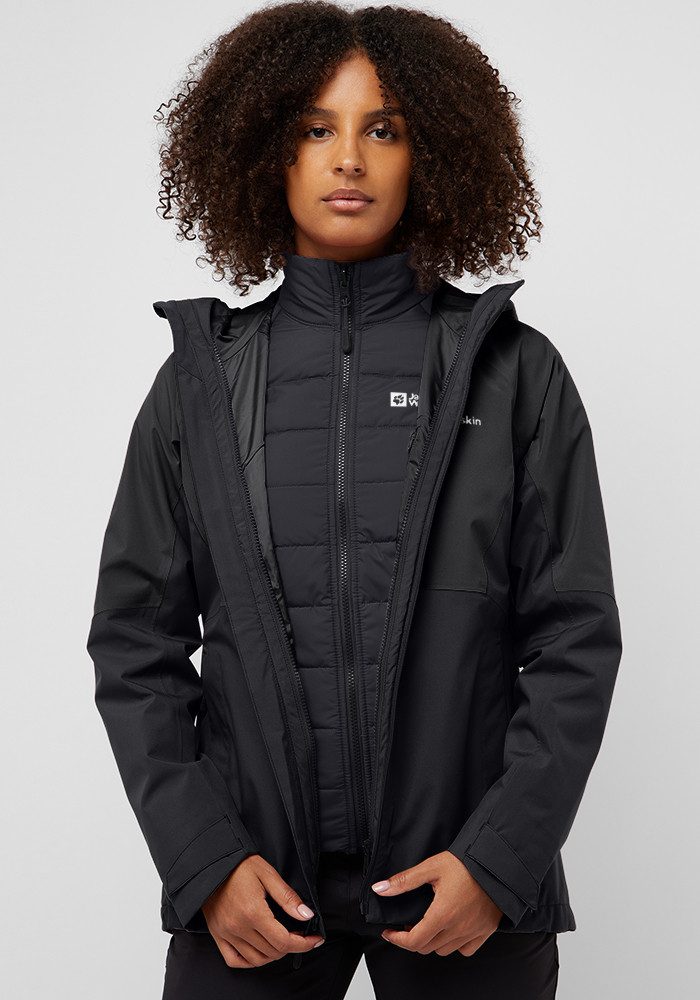Jack Wolfskin Functioneel 3-in-1-jack GLAABACH 3-in-1 JKT W