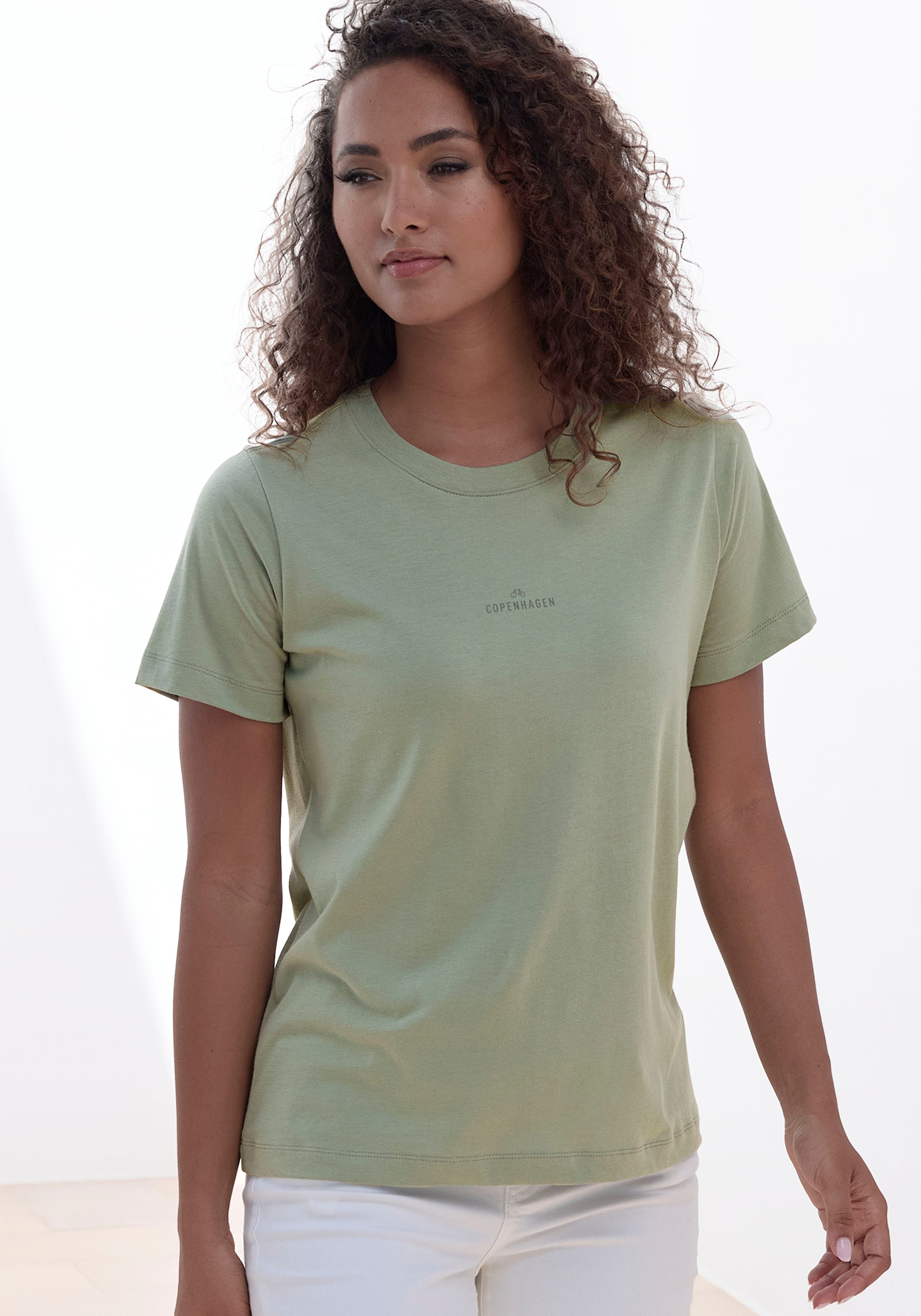  Copenhagen Studios T-shirt Met subtiele logoprint vooraan van zachte jersey kwaliteit...