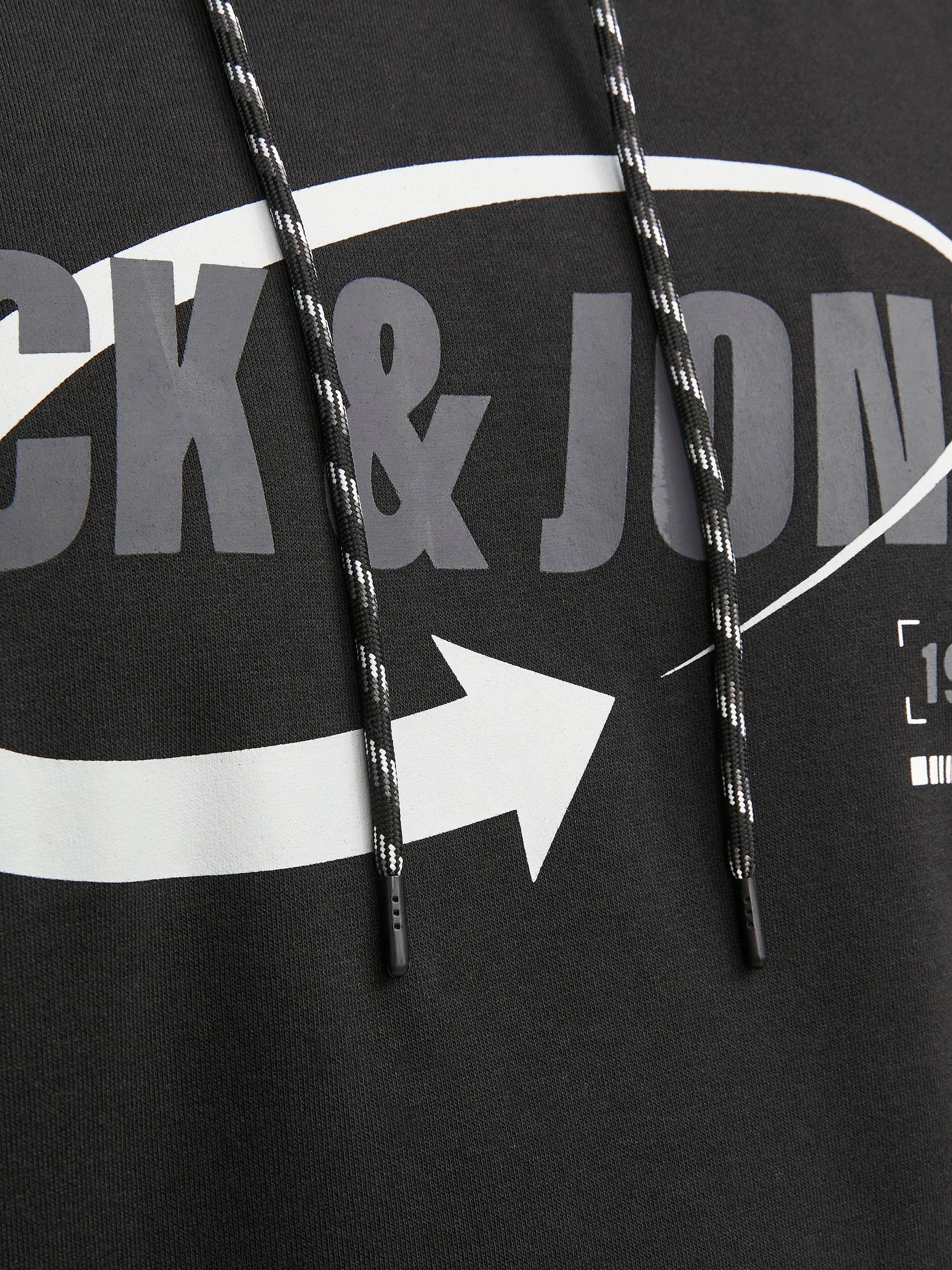 Jack & Jones PlusSize Hoodie JCOBLACK SWEAT HOOD CH PLS