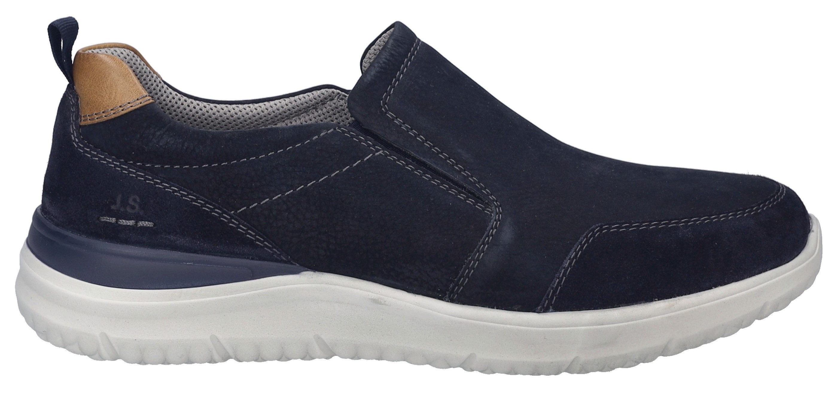 Josef Seibel Slip-on sneakers Wales 04 , slippers, comfortabele schoen, instapschoen met elastische gummizone