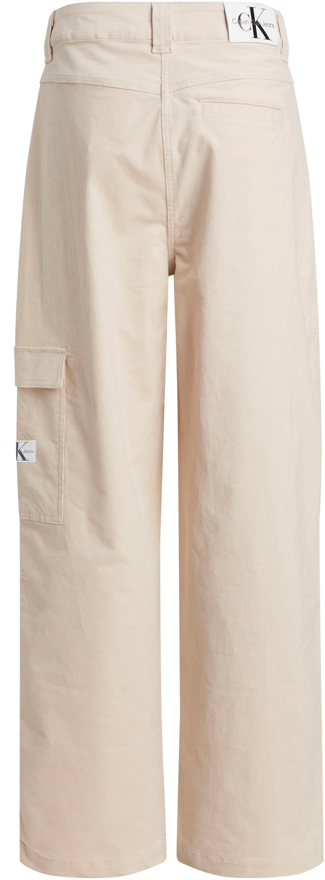Calvin Klein Geweven broek HIGH RISE CORDUROY PANT
