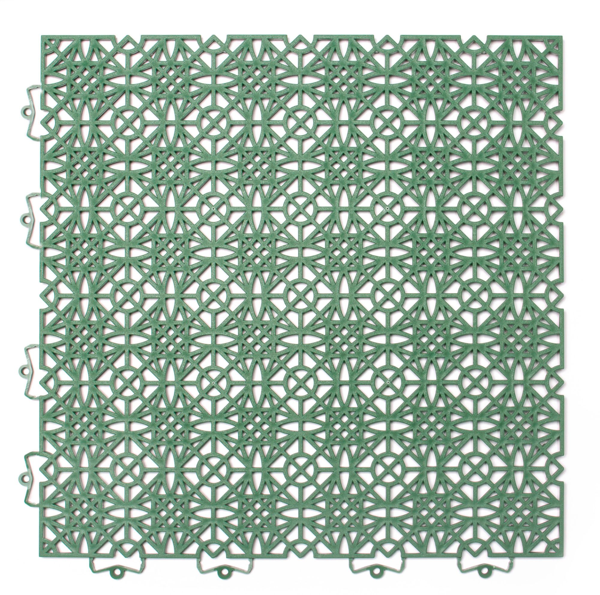 Andiamo Kunststof tegels Terras tegels Terra Sol, Made in Swiss Outdoor kliktegels, 38x38 cm, set met 1 m², 2 m², 5 m², uv-bestendig (set)