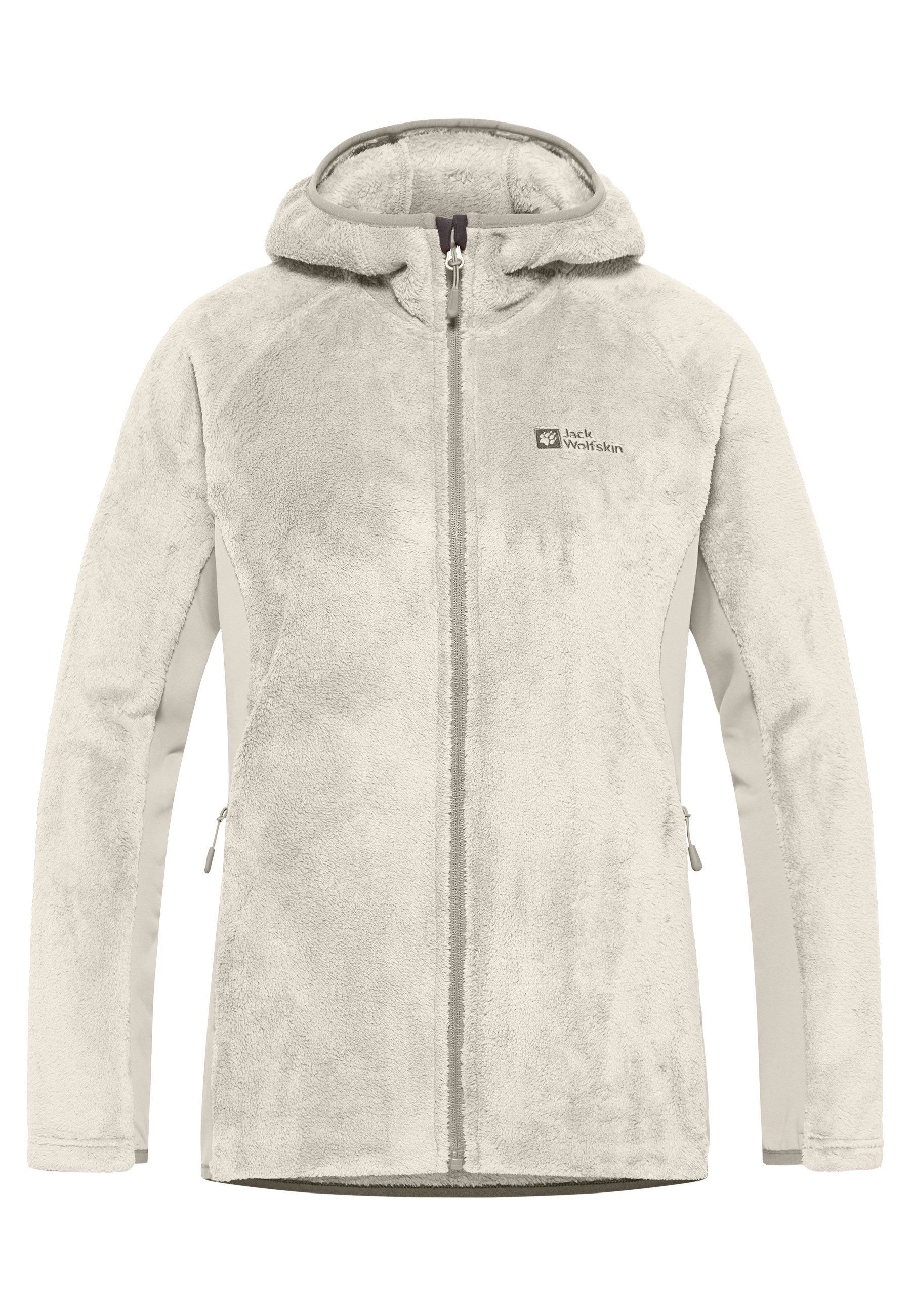 Jack Wolfskin Fleecejack ROTWAND HOODED FZ W