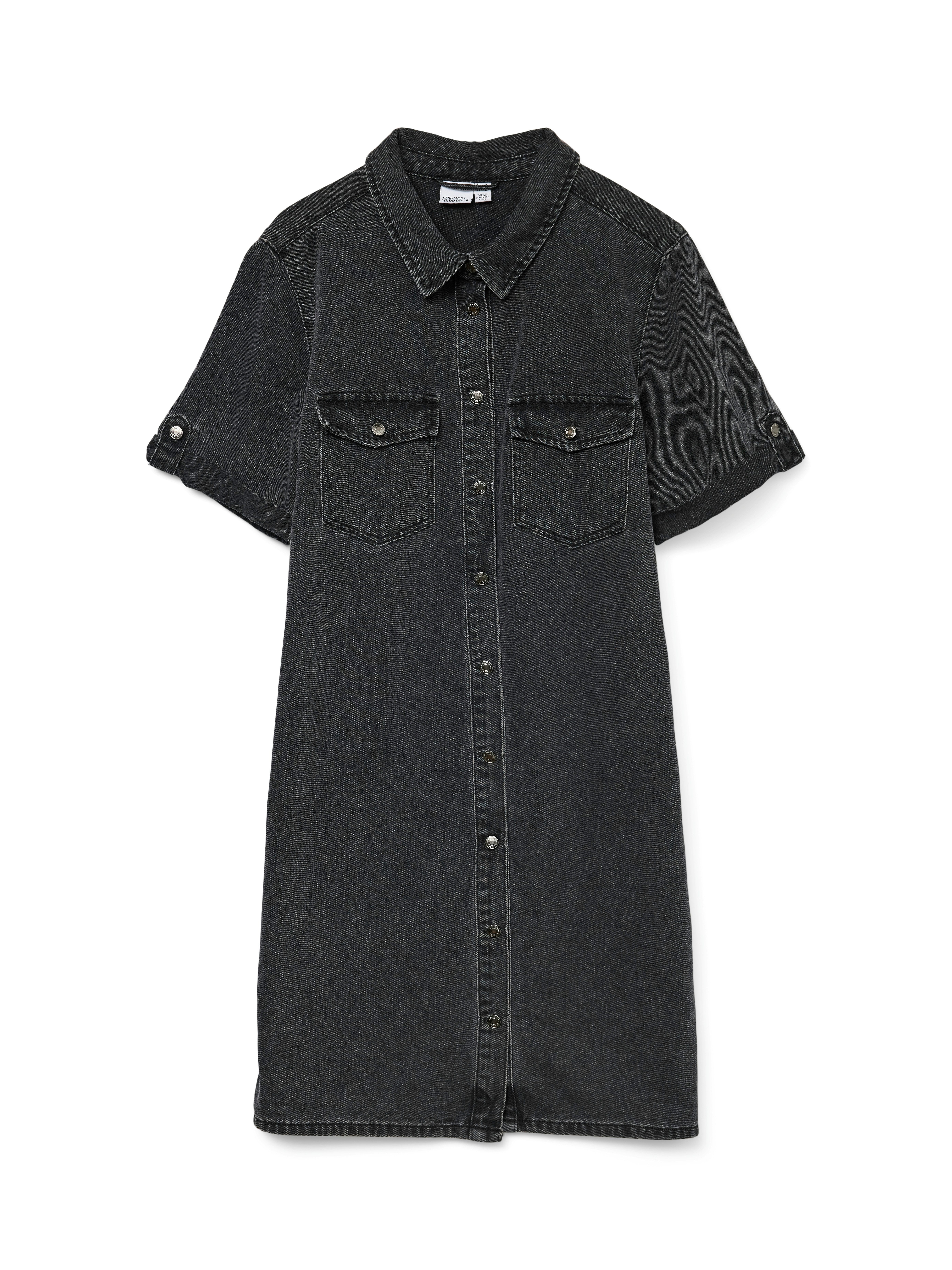 Vero Moda Jeans jurk VMJENNIE SS SHORT DENIM DRESS NOOS