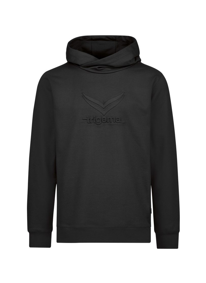 Trigema Hoodie TRIGEMA hoodie met groot 3D-motief