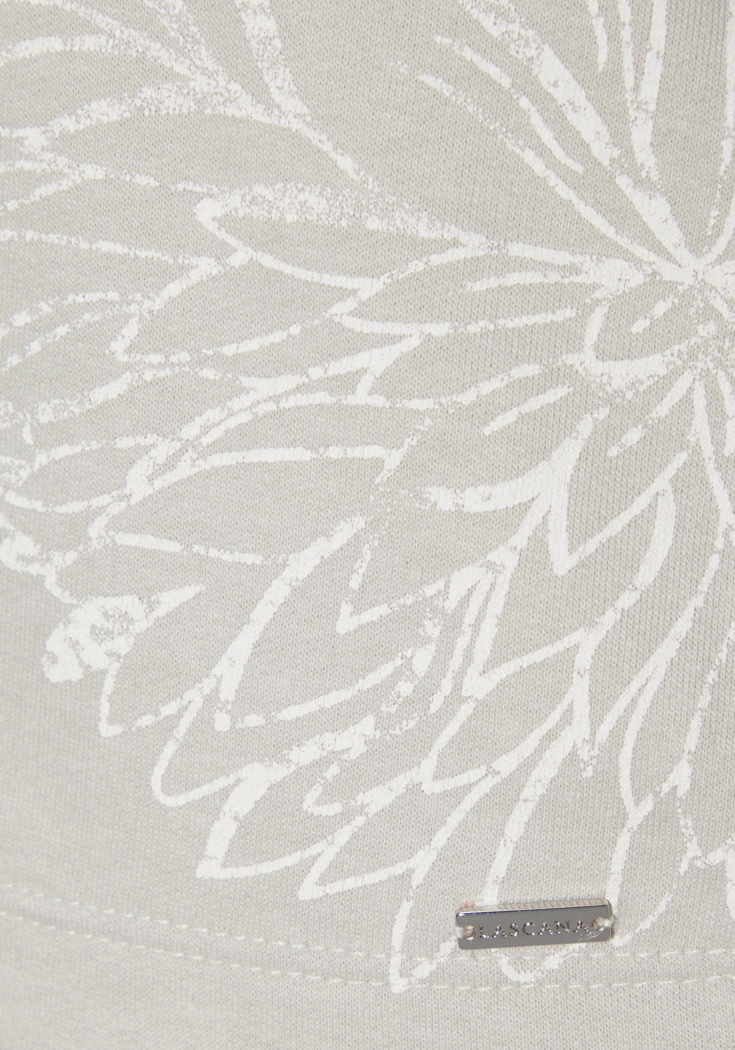 Lascana Sweatshirt met bloemen alloverprint, loungewear, loungepak