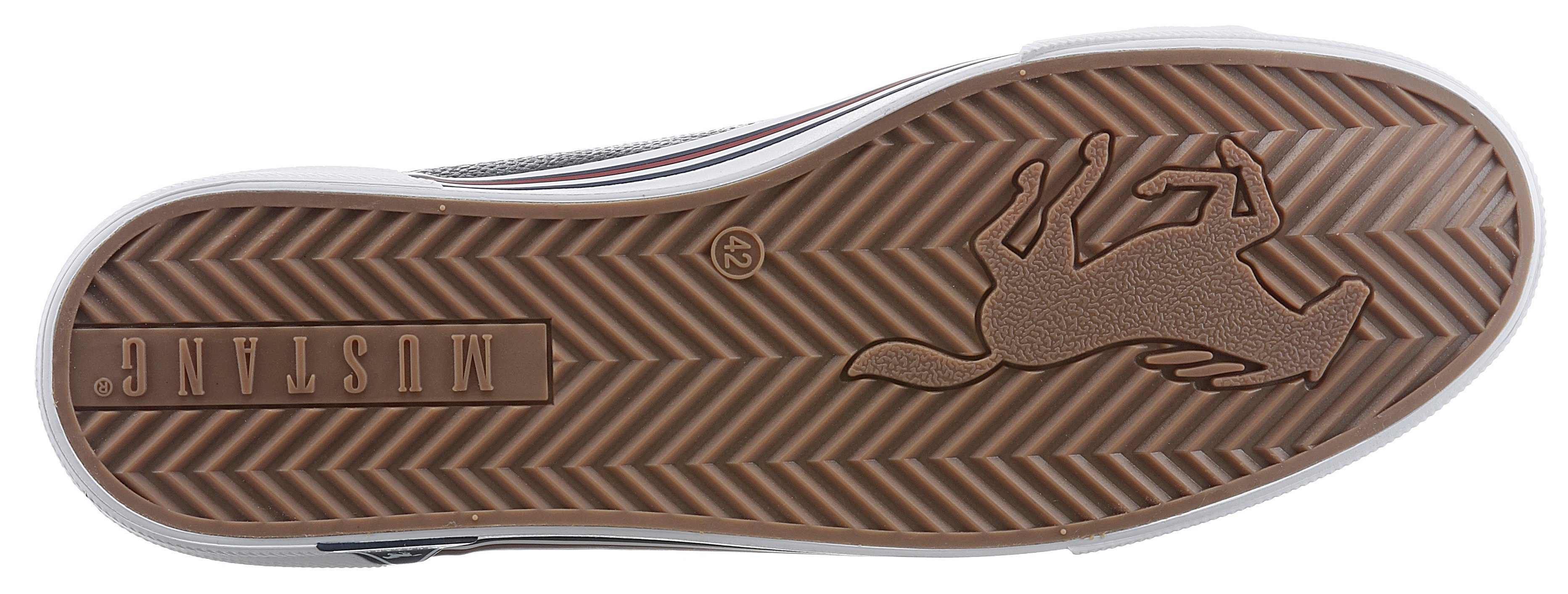 Mustang Shoes Sneakers met rits aan de zijkant, vrijetijdsschoen, lage schoen, veterschoen