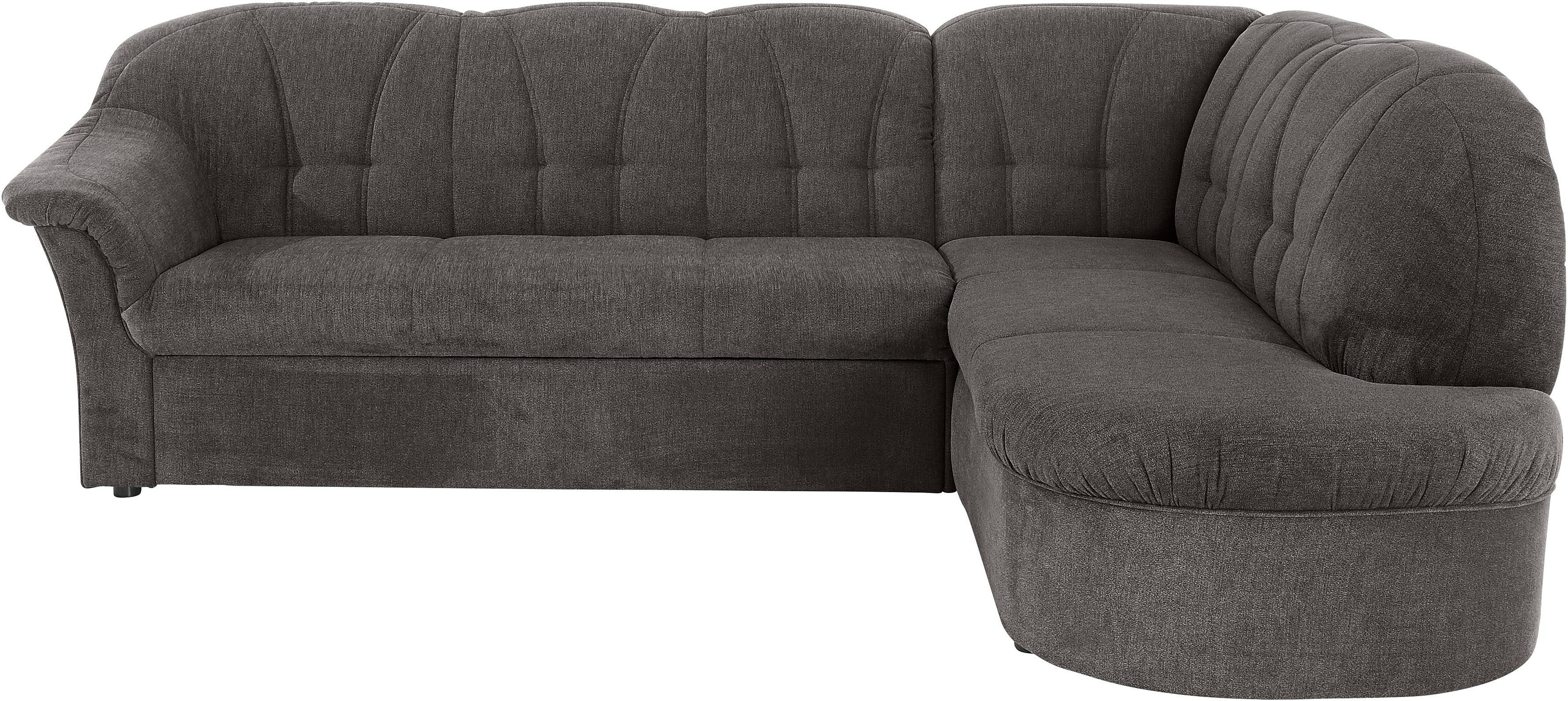 DOMO collection Hoekbank Pegnitz, elegante rugsteppingen, tijdloze vormtaal, L-vorm