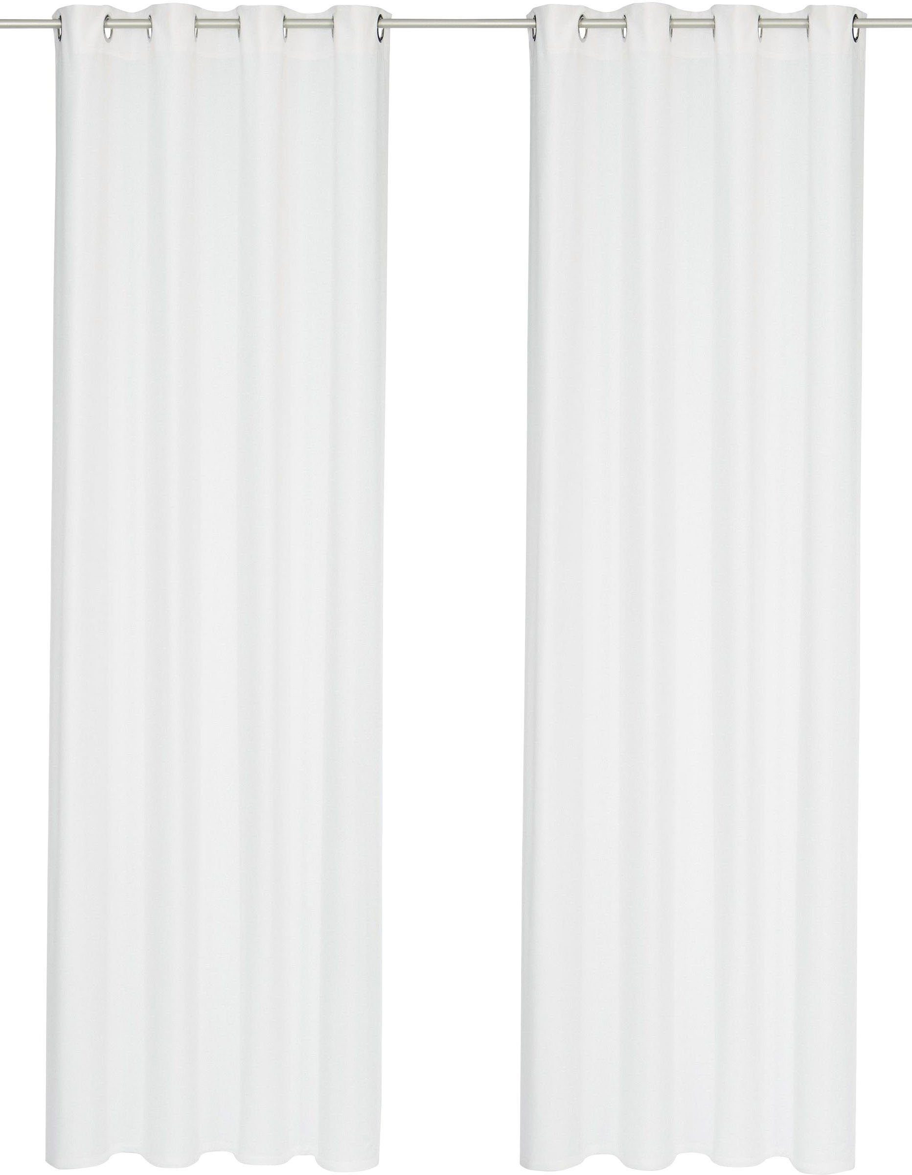 my home Gordijn Raja 2-pack, bestseller, effen, modern, onderhoudsvriendelijke microvezel (2 stuks)
