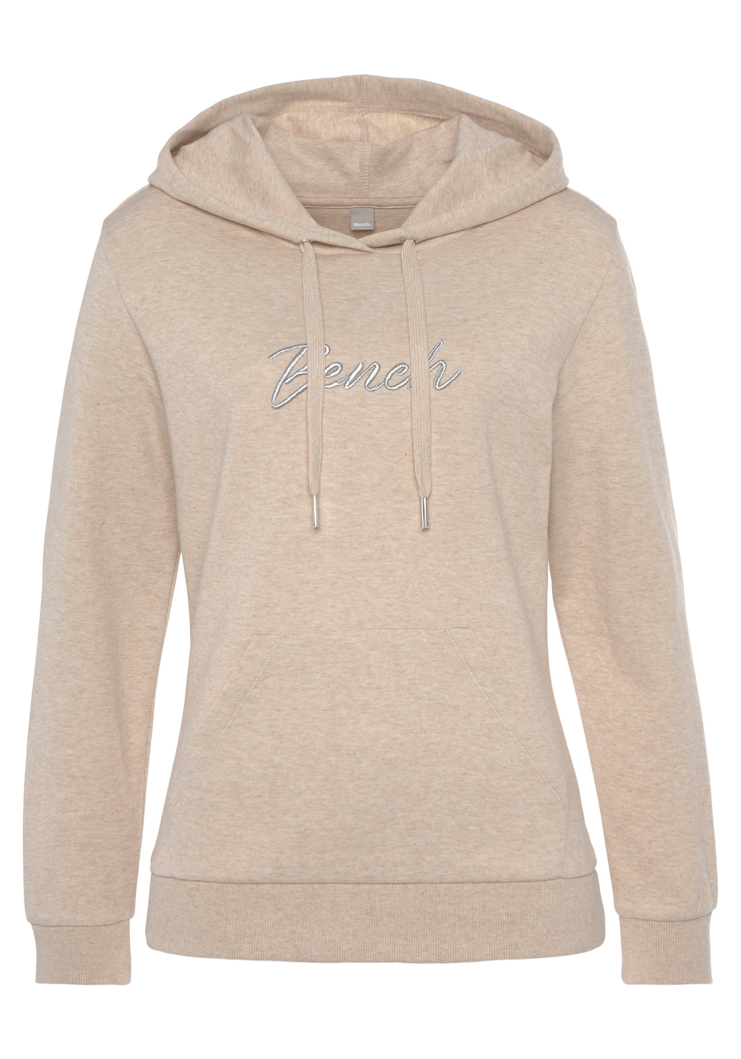 Bench. Loungewear Hoodie -lounge hoodie- met glanzende logo-borduurwerk, loungewear, loungepak