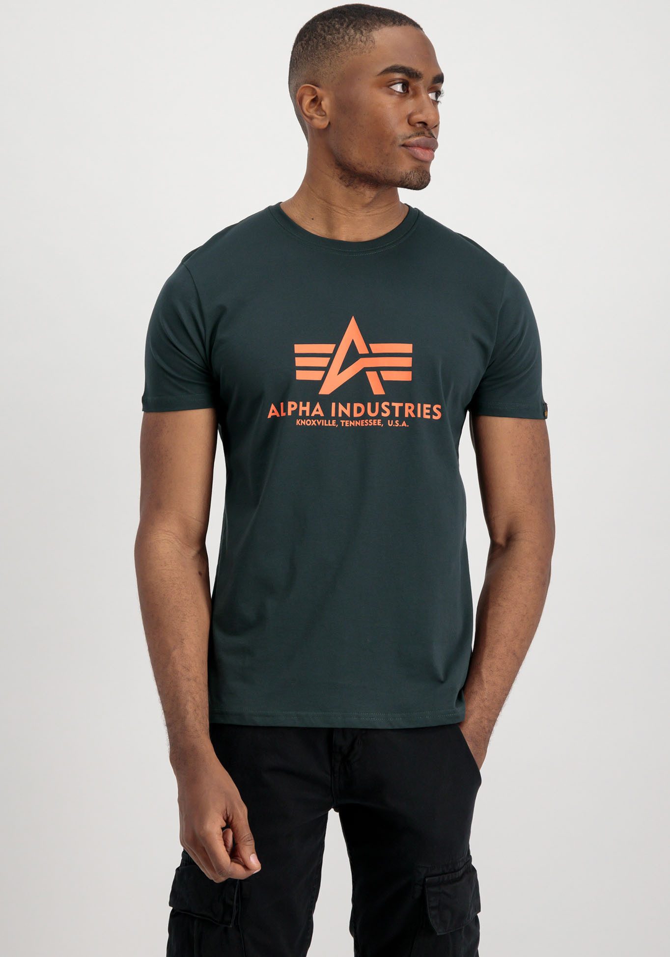 Alpha Industries Shirt met ronde hals Basic T 2 Pack (set 2-delig)