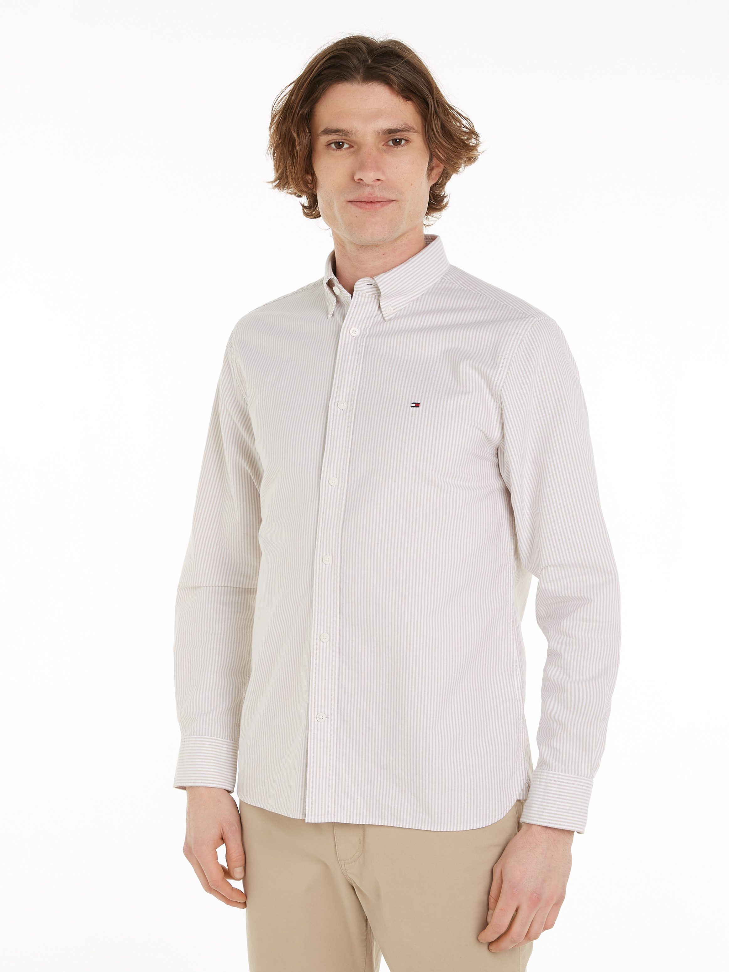 Tommy Hilfiger Overhemd met lange mouwen HERITAGE OXFORD STRIPE RF SHIRT
