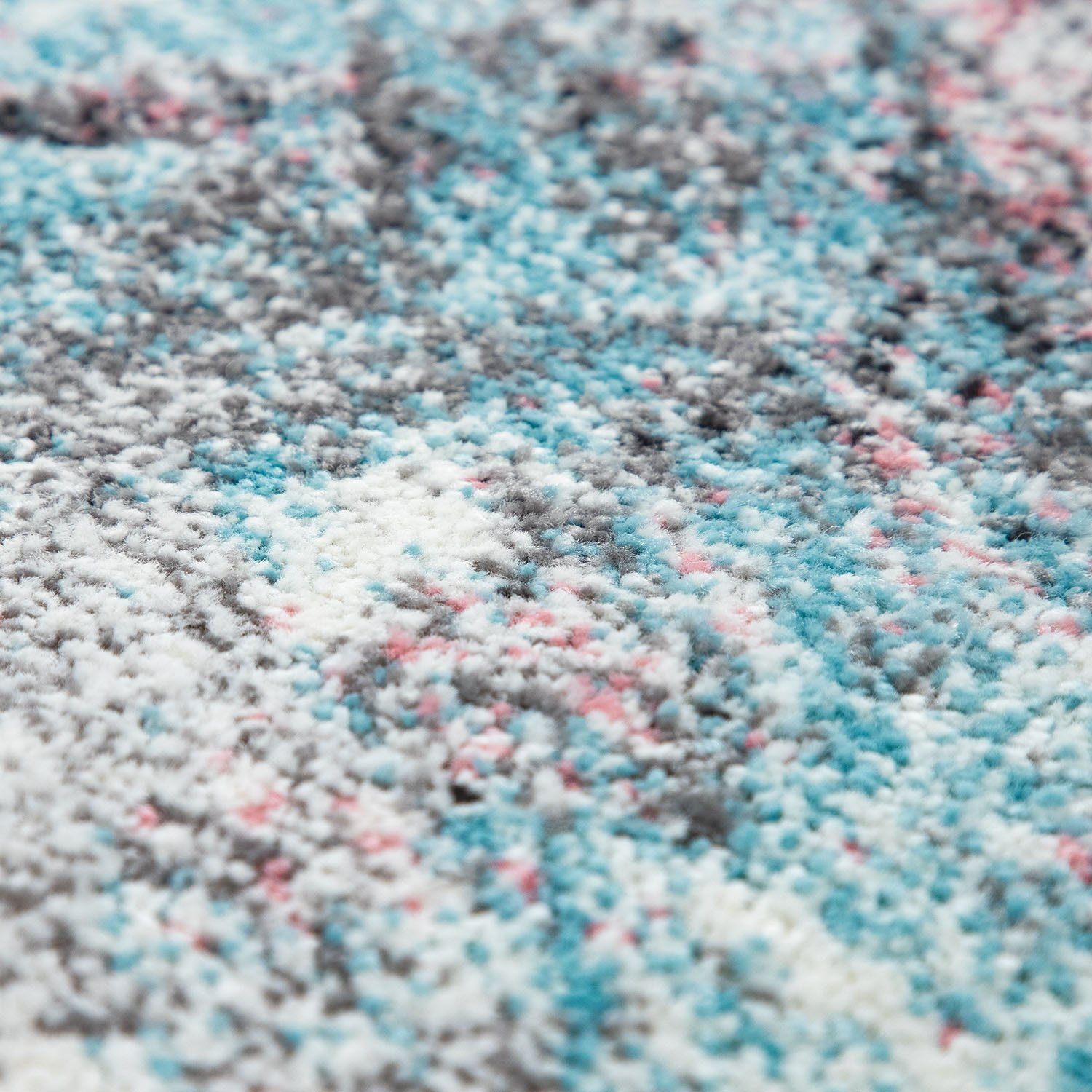 Paco Home Vloerkleed Petit 482 Korte pool, modern abstract motief, pastelkleuren